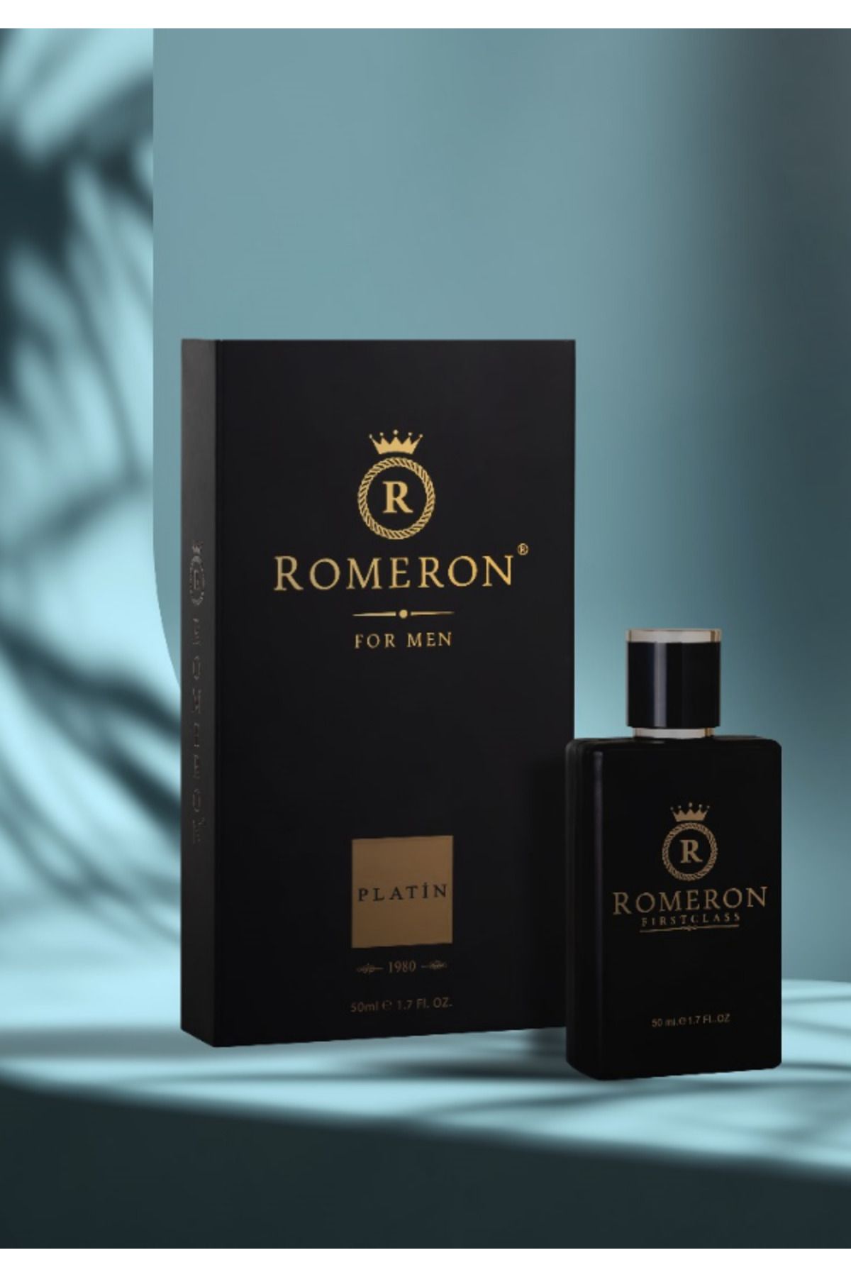 ROMERON عطر مردانه 398 پلاتینیوم ادوپرفیوم 50ml