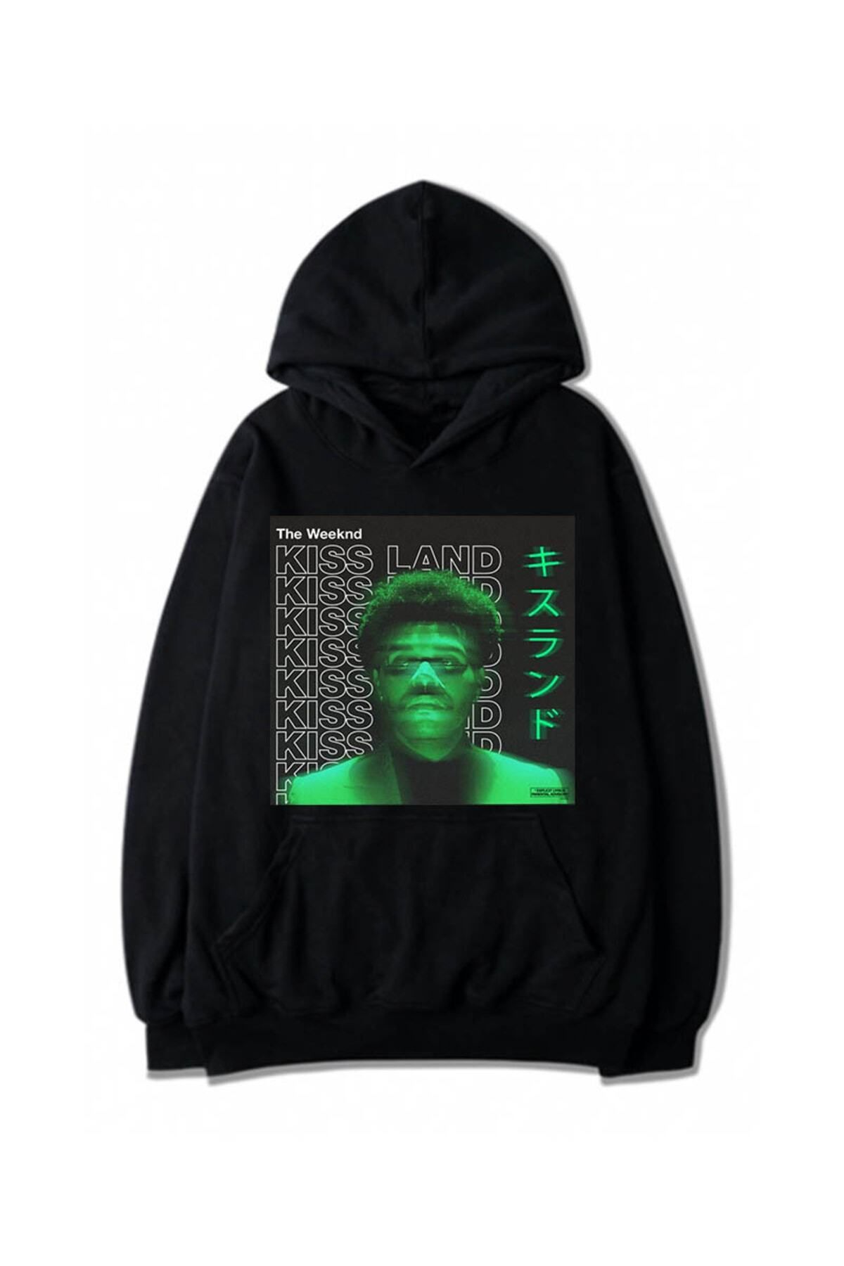 Vordevia The Weeknd Kiss Land Black Hoodie Sweatshirt