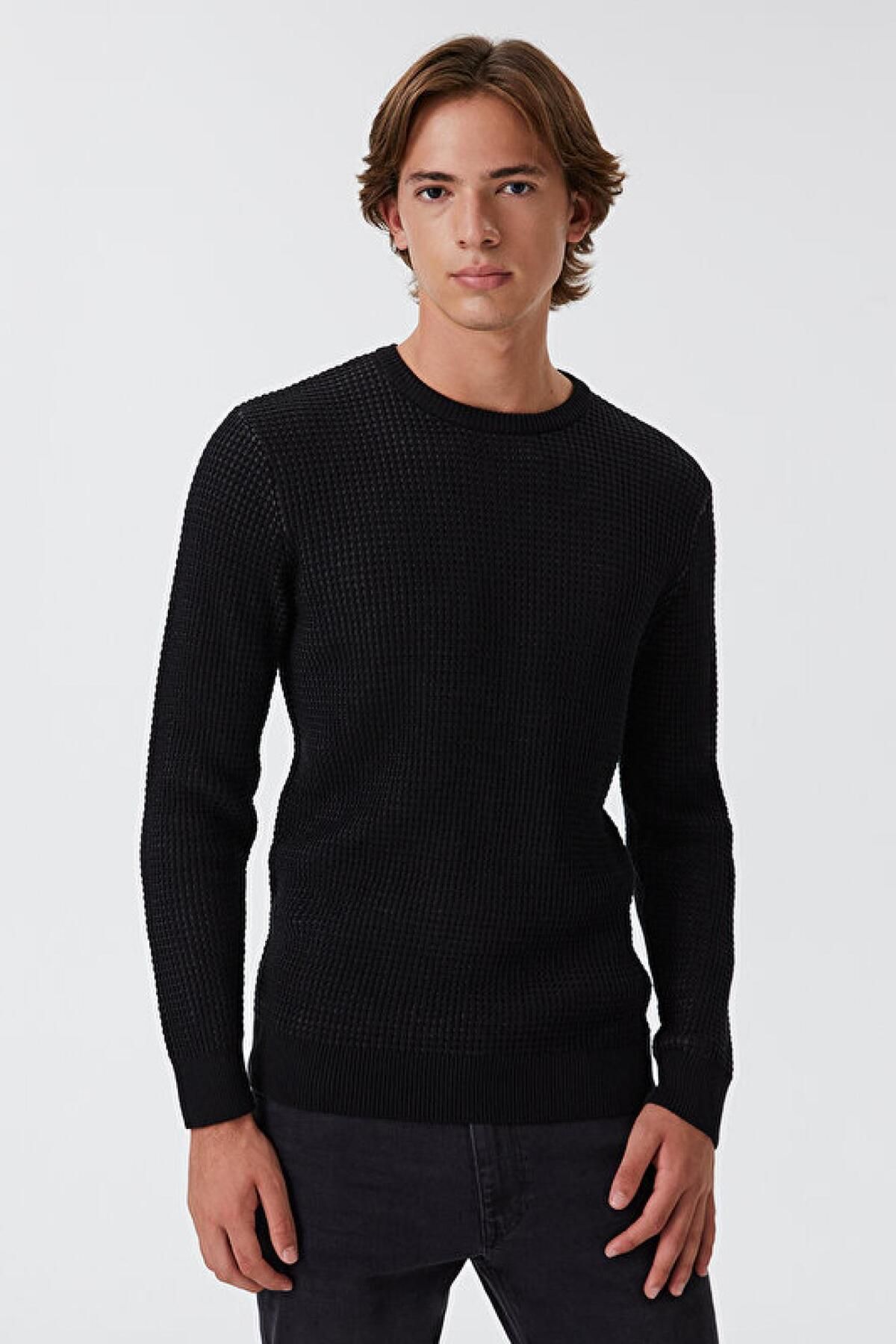 Loft Sweater Black Regular fit Trendyol