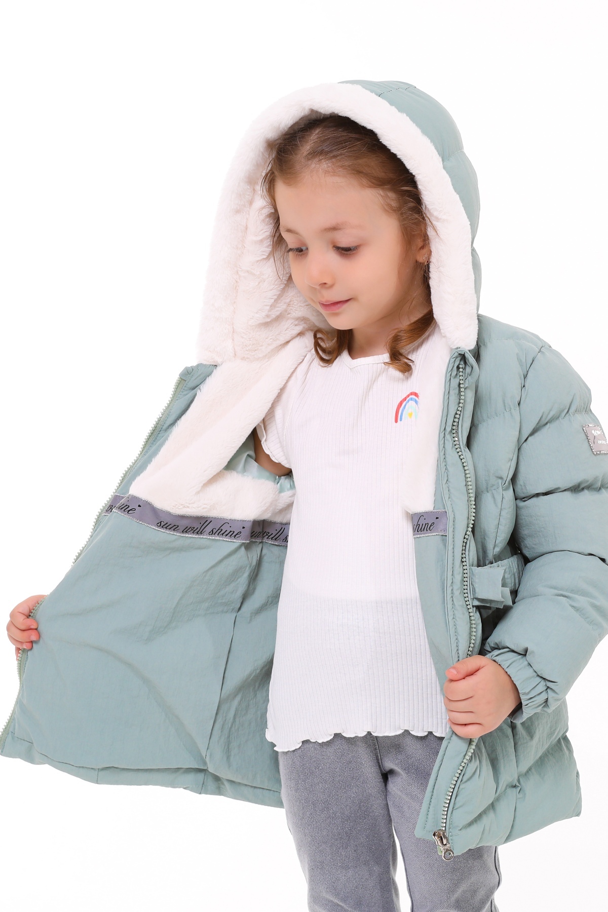 Benittokids Kız Bebek Çocuk Mont 51285 fotoğrafı 7 (önizleme)