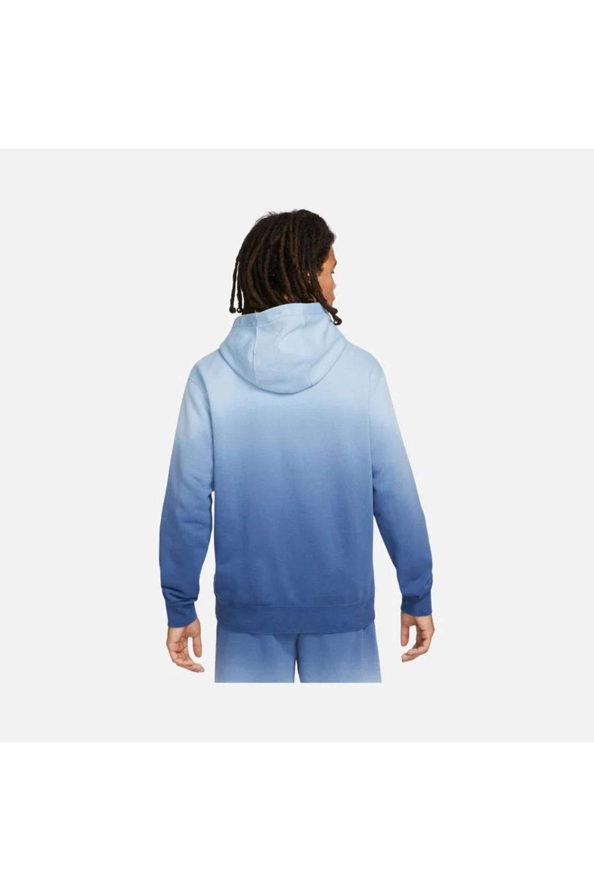 Nike Sportswear French Terry Dip Dyed Pullover Hoodie Mavi Erkek Kapu onlu Sweatshirt Fiyat Yorumlar Trendyol