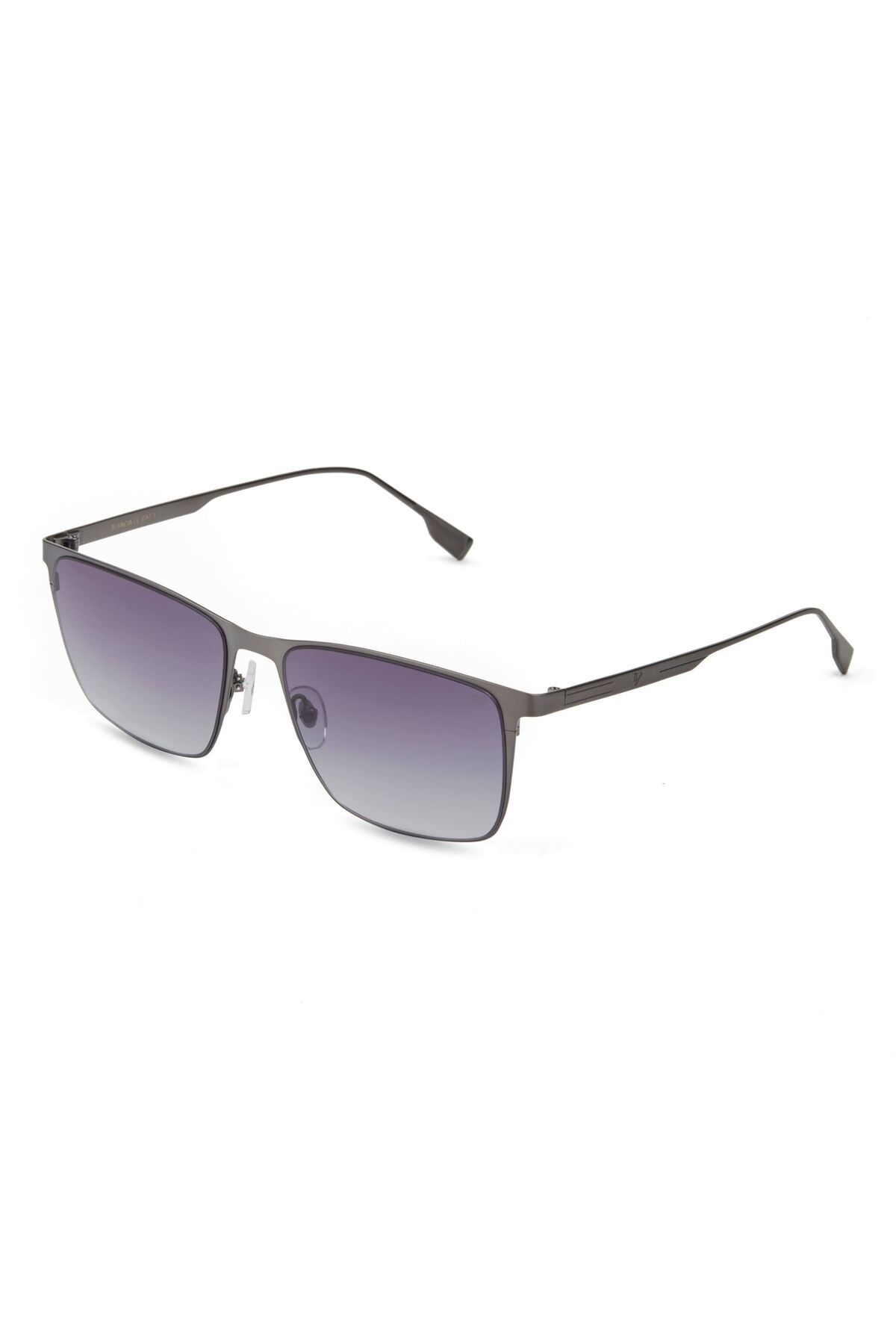 عینک آفتابی خاکستری مردانه Blancia Milano BC 1262 C 2 مستطیل شکل BLANCİA MİLANO