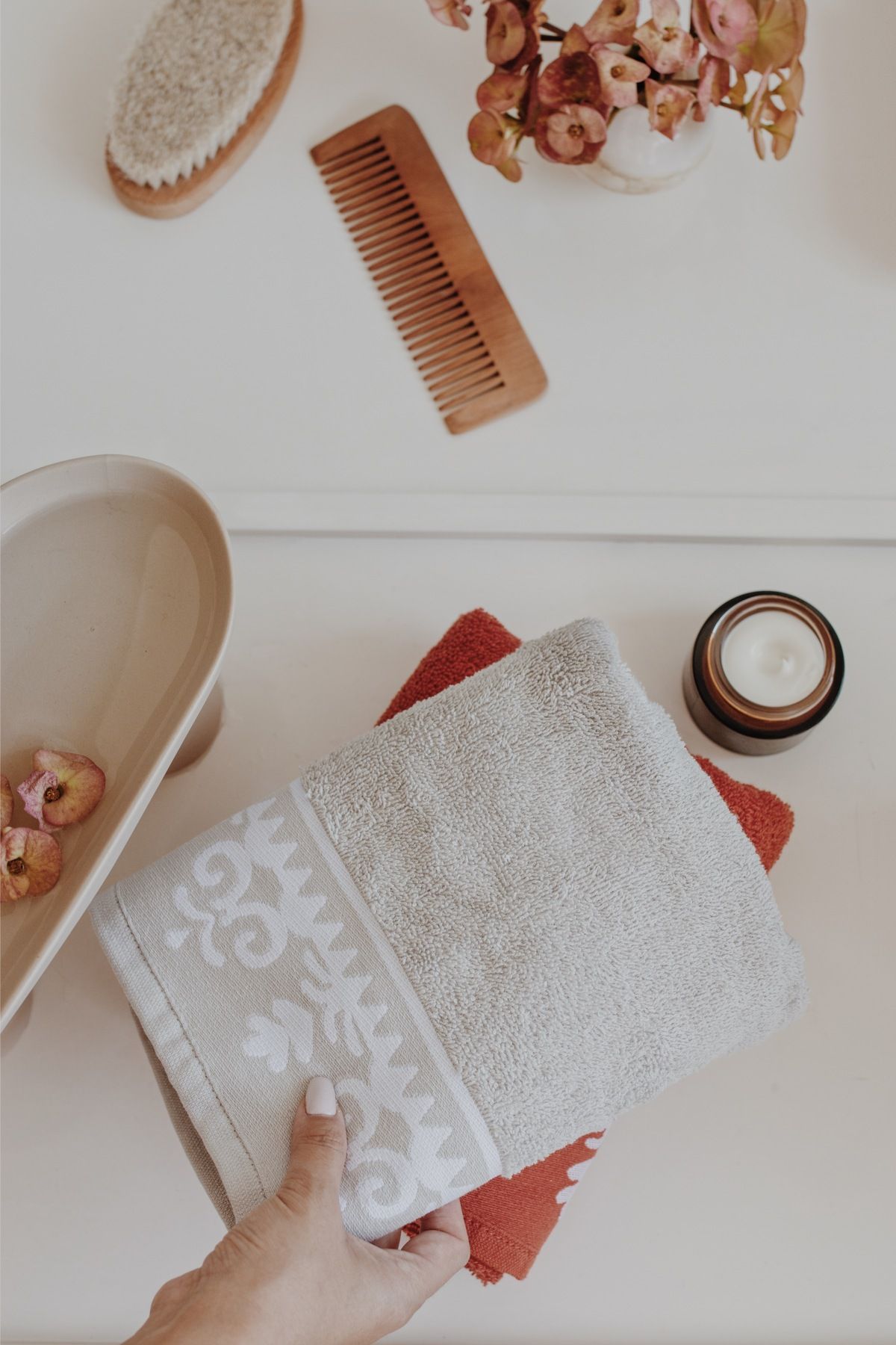 Gray kitchen towels outlet