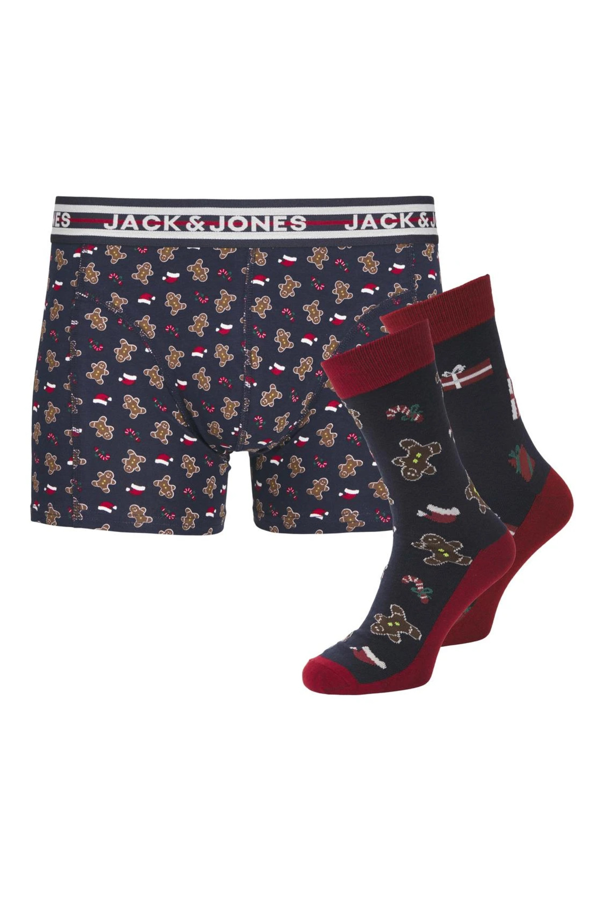 جوراب بوکسور مردانه جک اند جونز سرمه‌ای کد ۱۲۲۴۶۱۲۸ جک اند جونز باکسر Jack & Jones