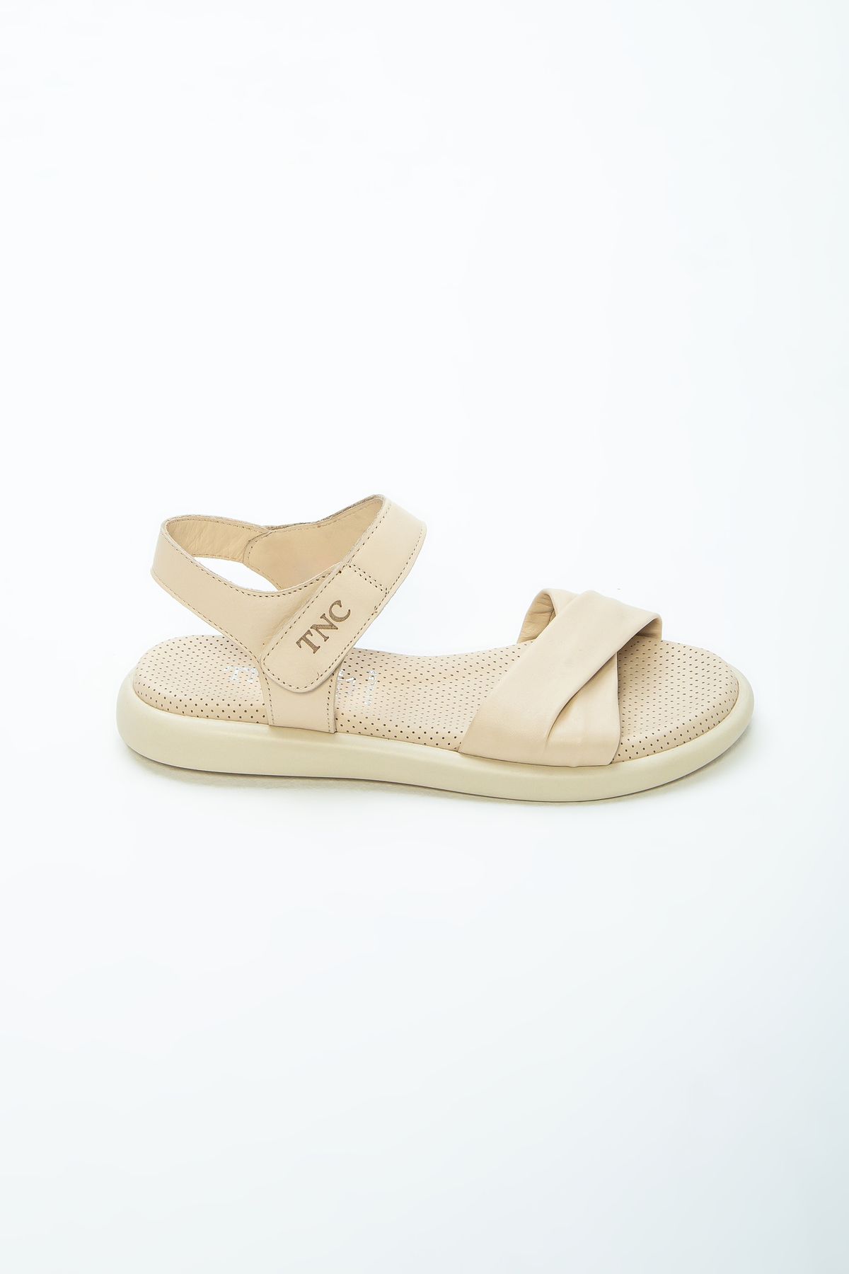 Tamer Tanca-Women's Genuine Leather Flat Sandals 878 24 Bn Sndlt Y23 7
