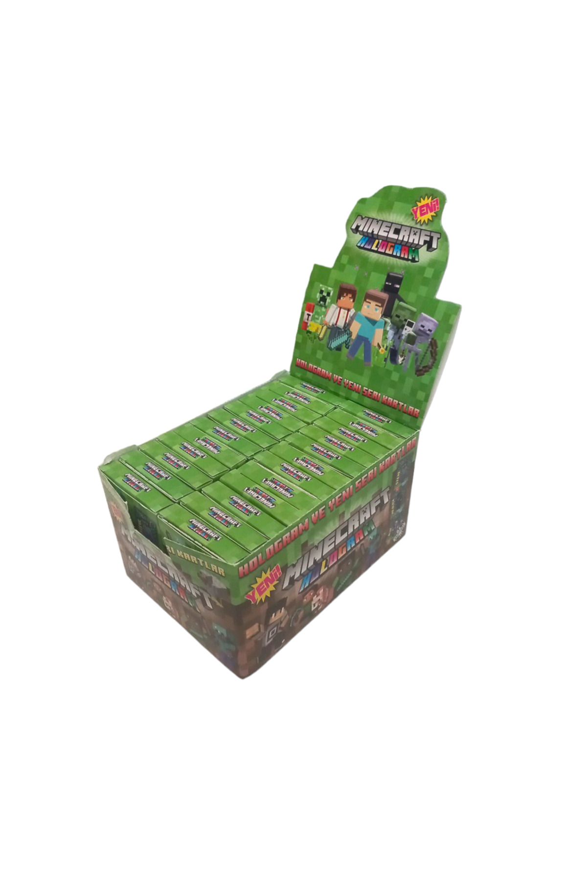 Redro Home-Minecraft New Collection Surprise Hologram Game Cards 12'Box 120 Pieces 5