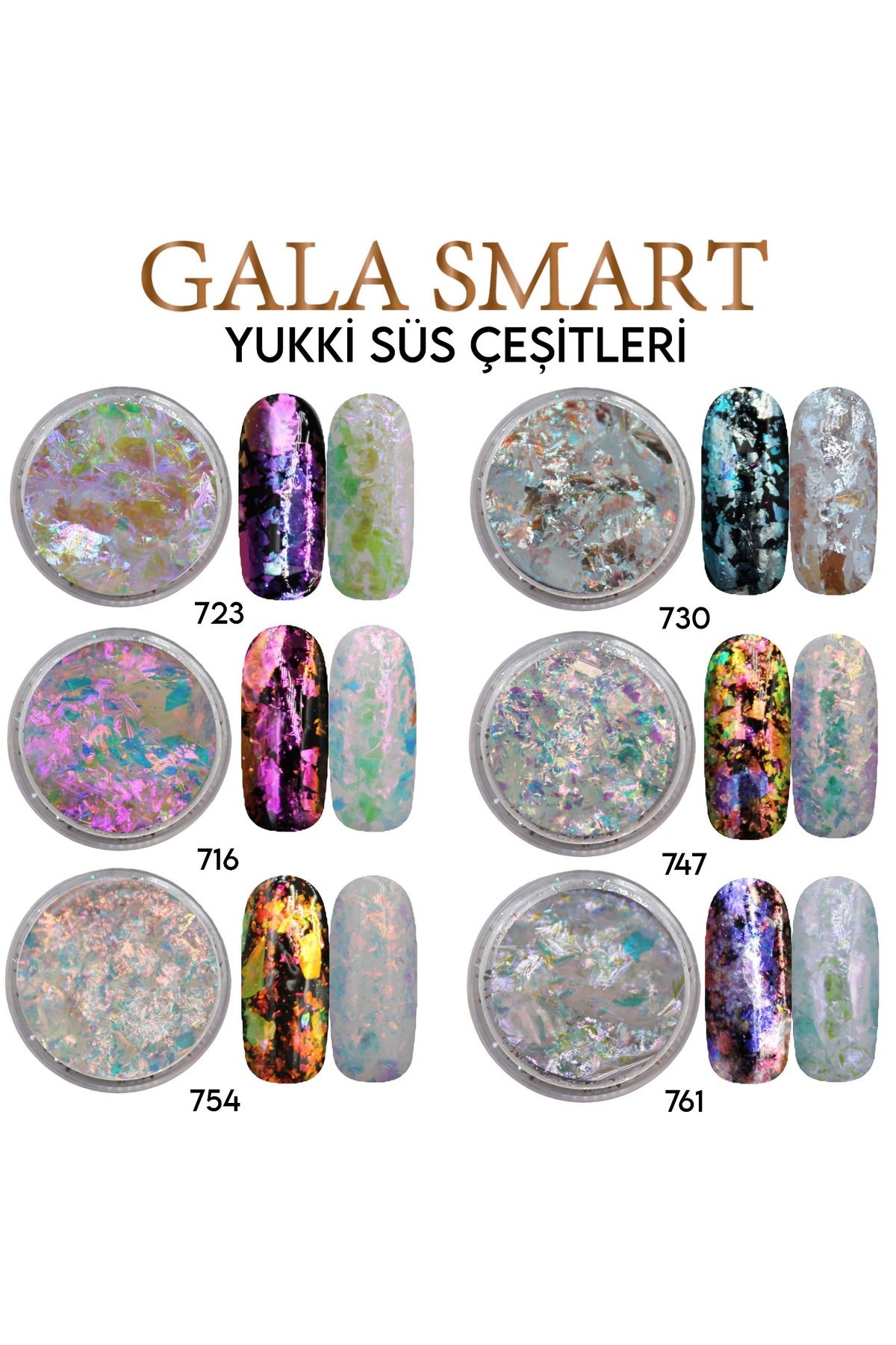 انواع زیور SIM YUKKİ - تزیین ناخن gala smart