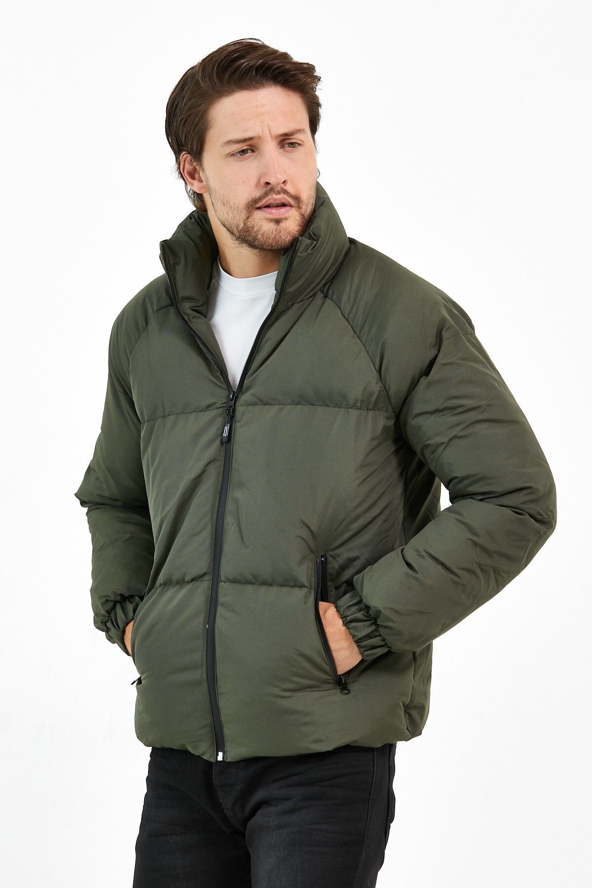 Hoodless waterproof new arrivals jacket