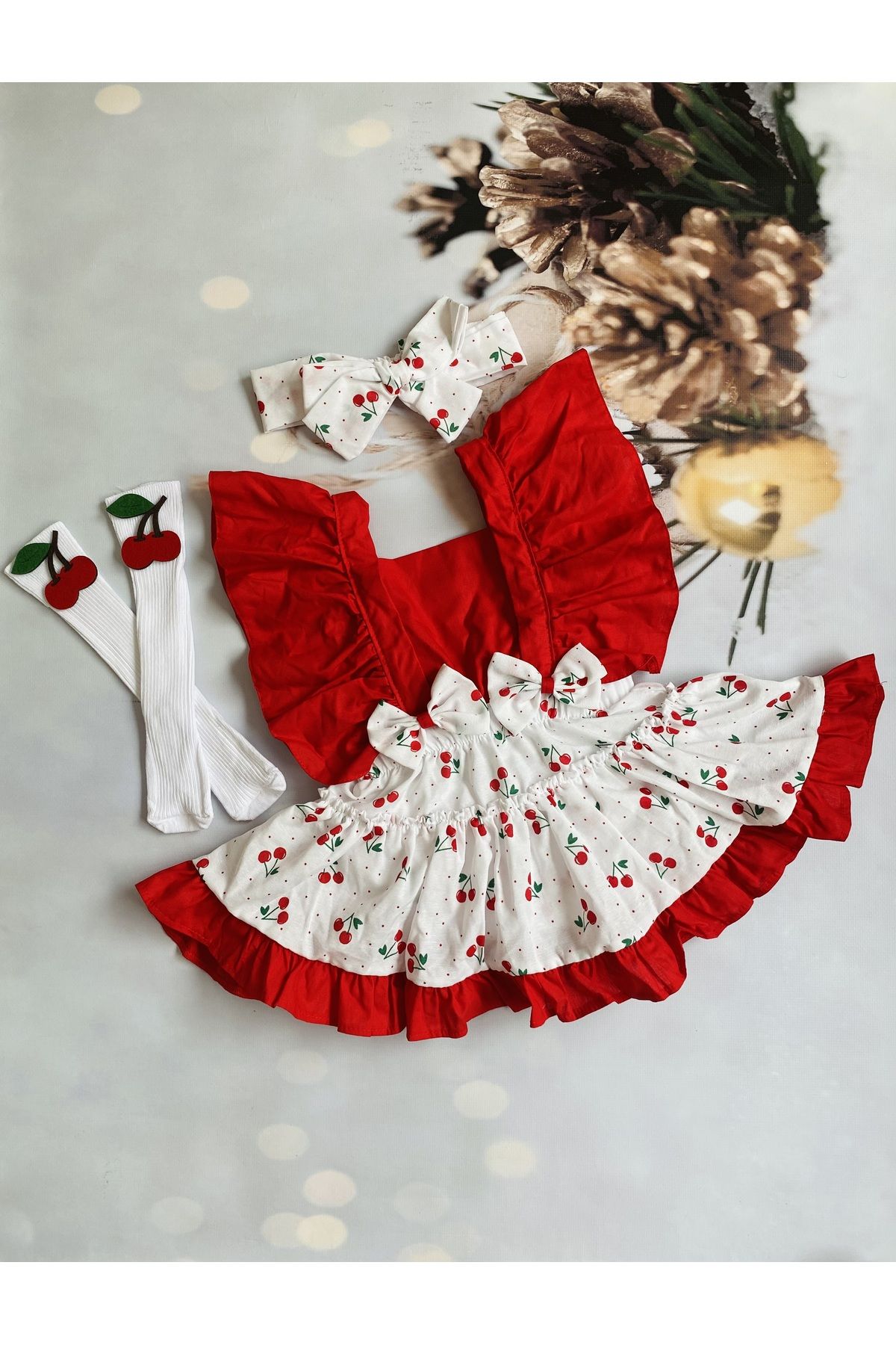 Baby top dress socks