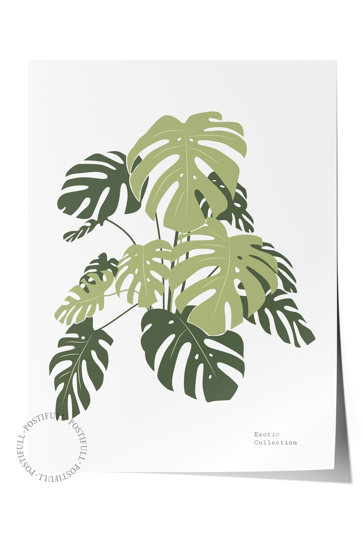 Postifull-Tropical Themed Frameless Wall Poster, Aesthetic Poster - Living Room, Kitchen and Bedroom Decor 1