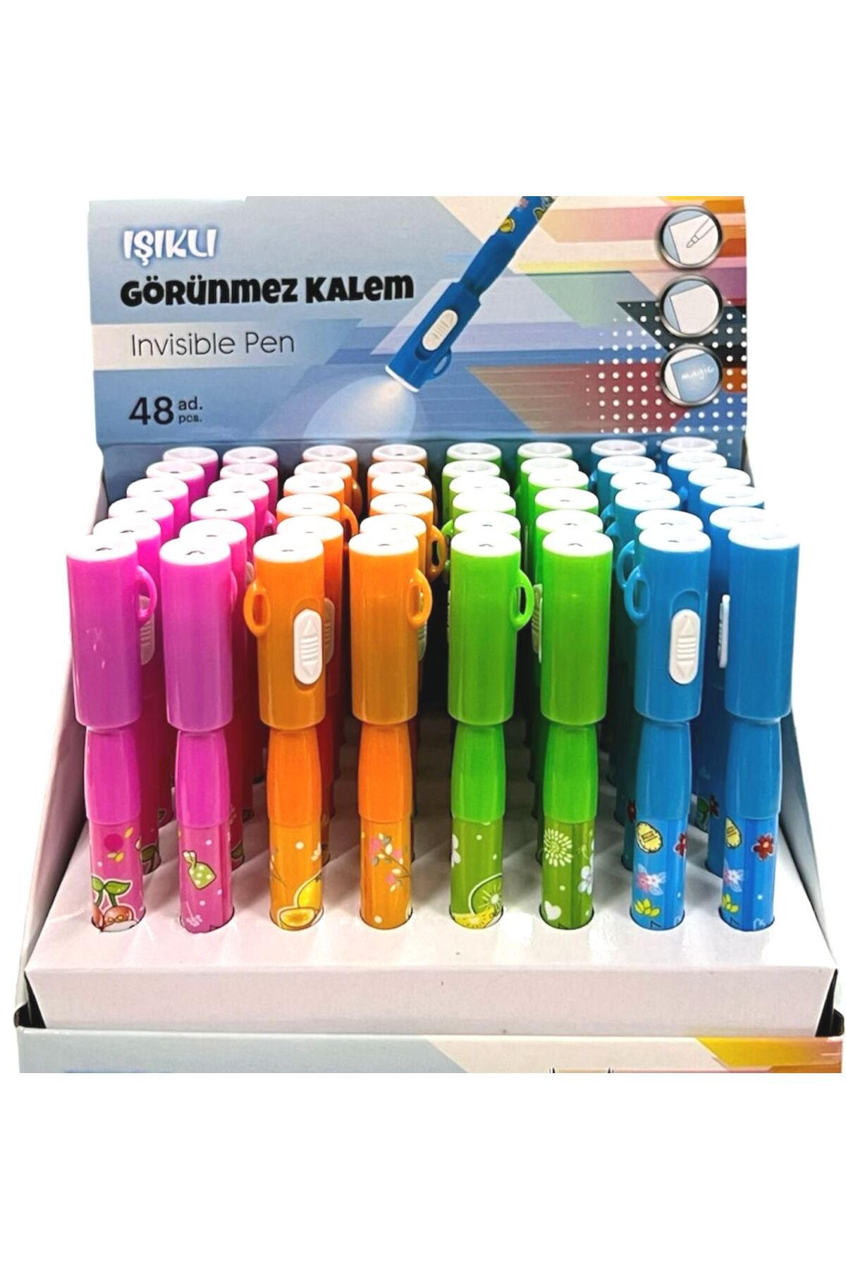 Modellino Görünmez Işıklı Kalem İnvisible Pen - Gövde Rengi