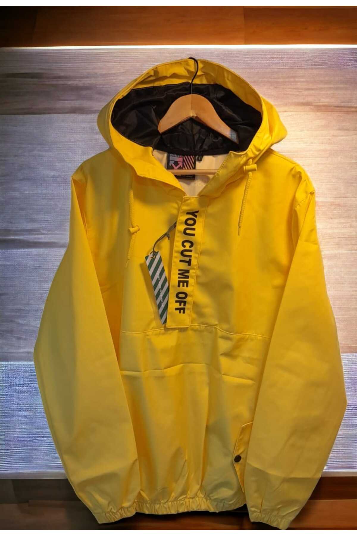 TEEMOOD PIRATE PARROT Raincoat - Yellow - Relaxed fit - Trendyol