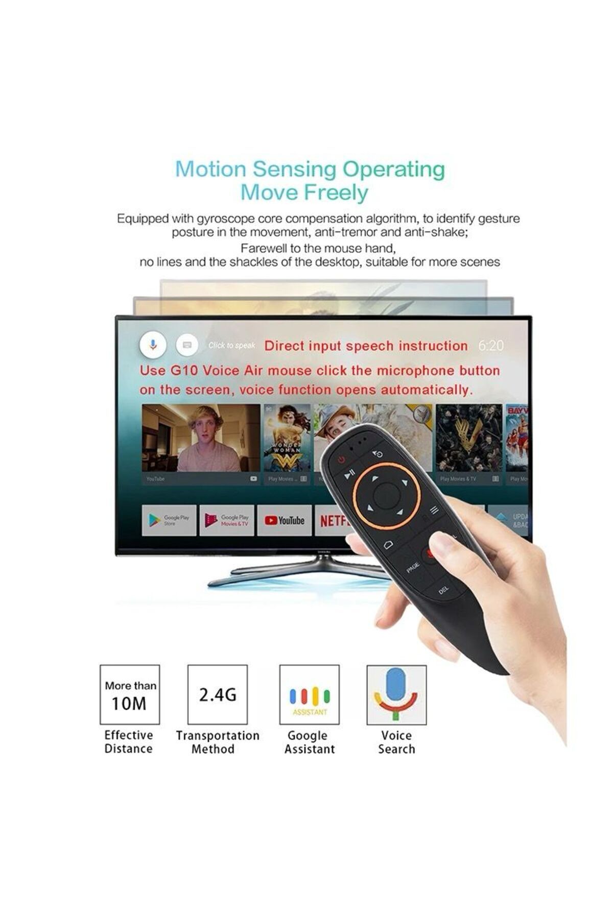 Uzaktan Kumanda, 2.4g Air Mouse Klavye Mini Kablosuz Klavye Kablosuz 8