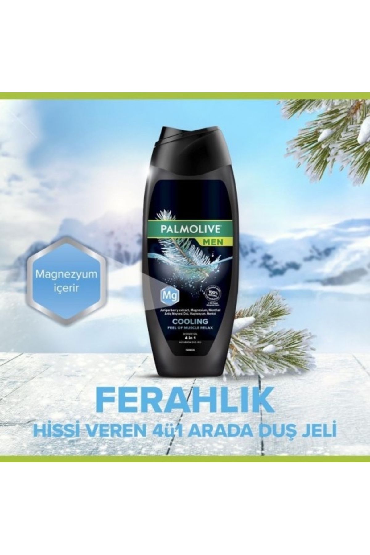 Palmolive Men Cooling 4 in 1 Erkek Duş Jeli (500 ml)