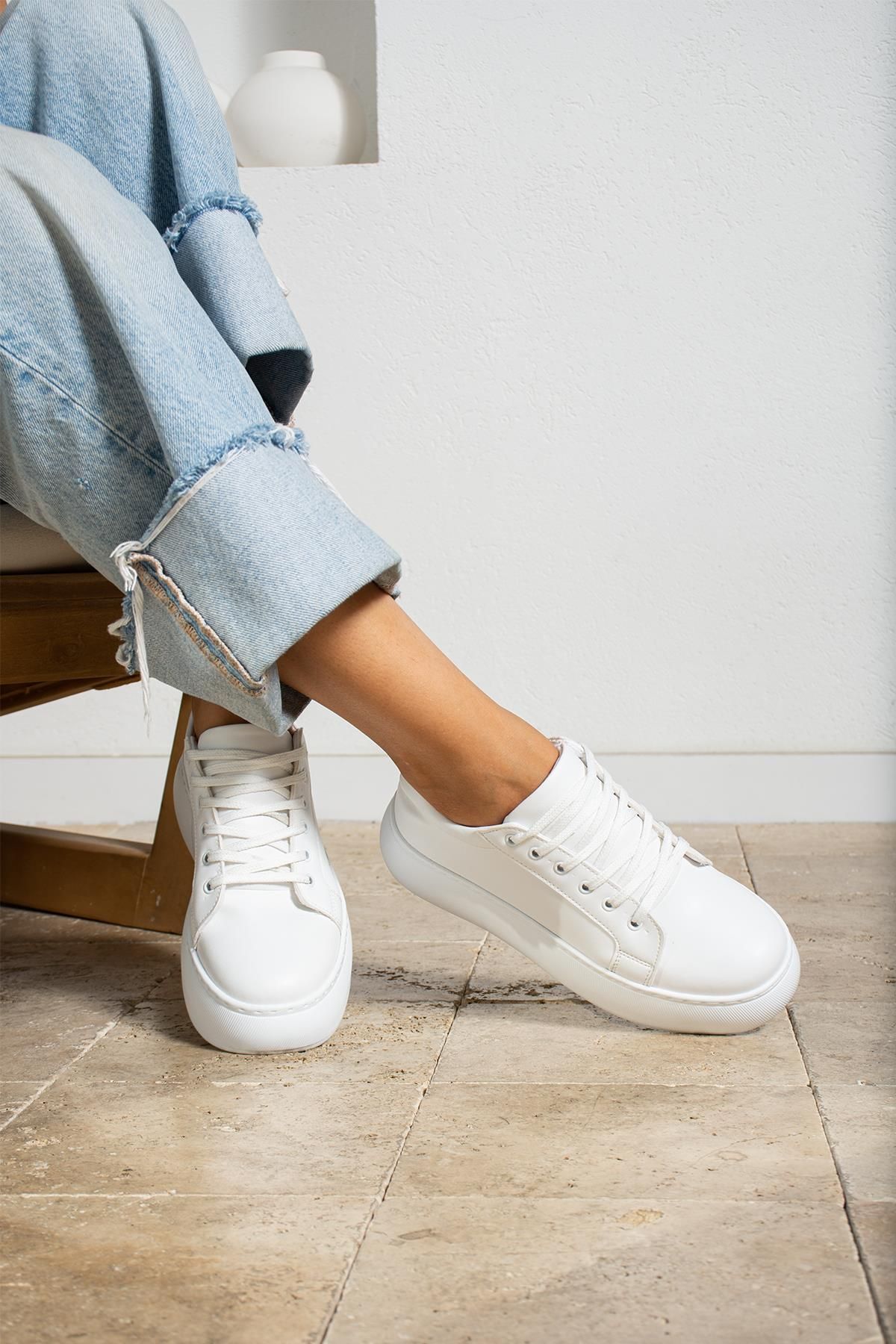 ZENNESHOES Candy Women s Sneaker Lace up shoes Trendyol