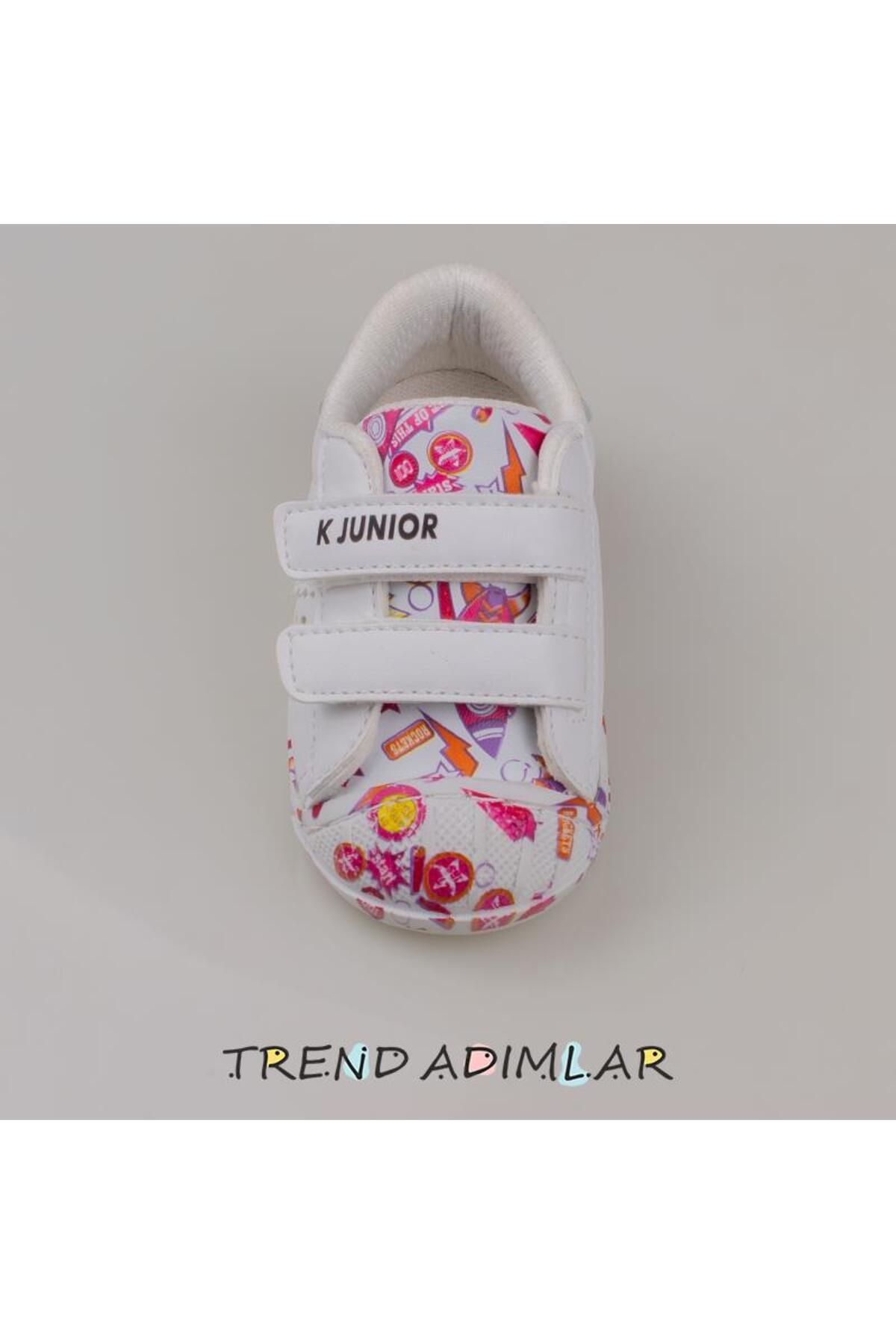 Trend Adımlar-حذاء رياضي للأطفال باللون الفوشيا Hero الخطوة الأولى 3