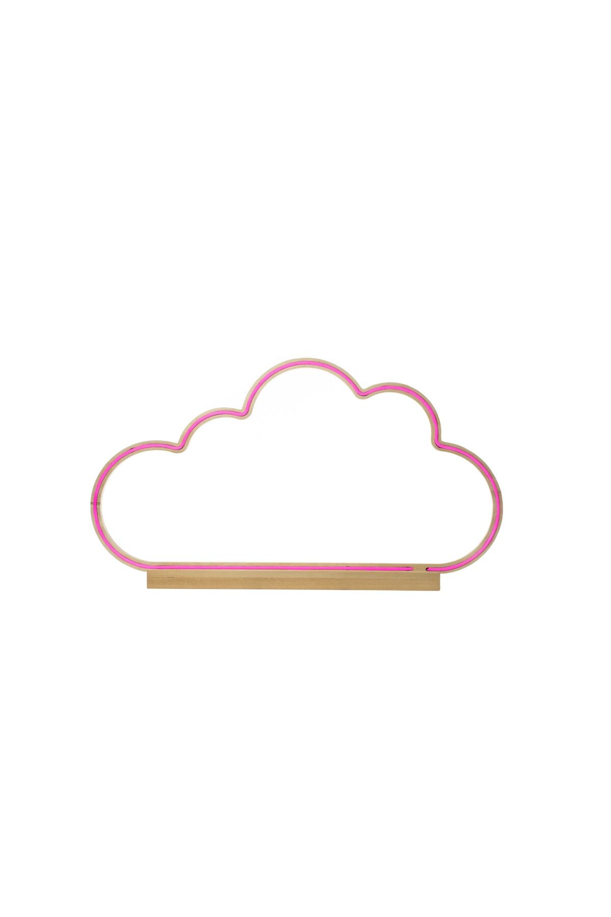 LAYKİDS Çocuk Bebek Odası Led Gece Lambası & Duvarı Rafı Kitaplık Pembe 60x11,5cm Kolay Kurulum fotoğrafı 5 (önizleme)
