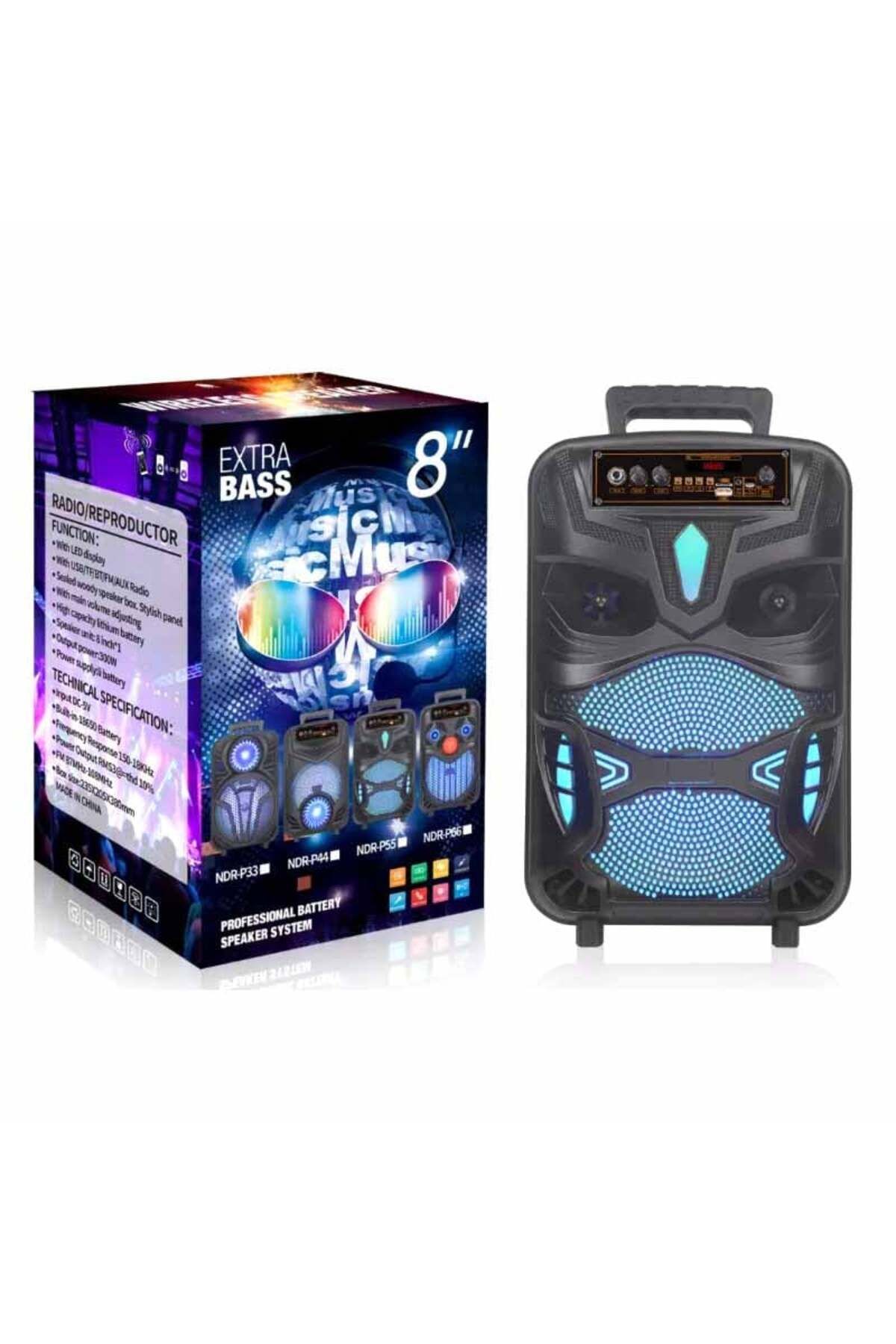 LED IŞIKLI BLUETOOTH HOPARLÖR MİKROFONLU KABLOSUZ ŞARJLI TAŞINABİLİR SPEAKER #4