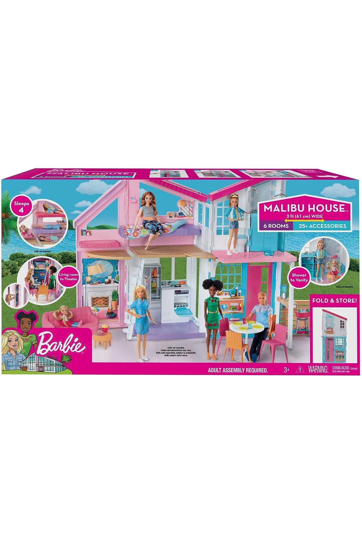 Barbie-Nin Malibu House - Fxg57 Model 6