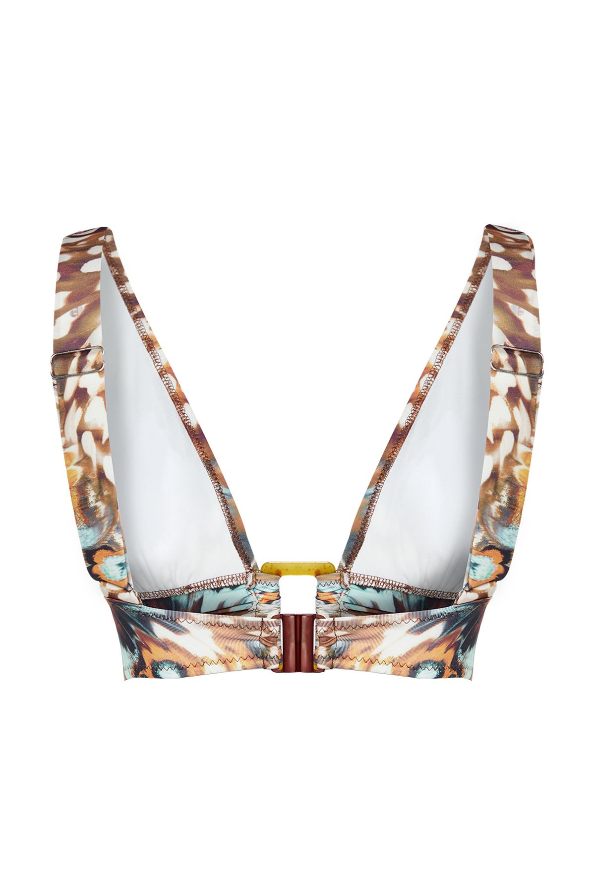 Trendyol Collection-Bikinioberteil mit Schmetterlingsmuster und Dreieckszubehör – TBESS24BU00002 7