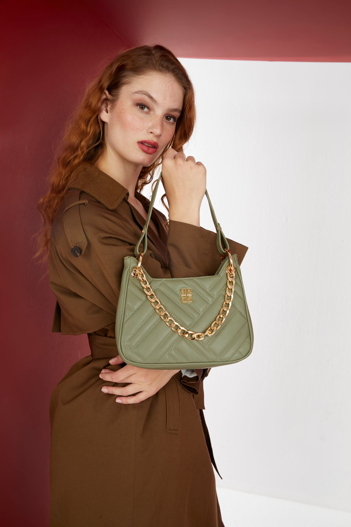 Asos new arrivals green bag