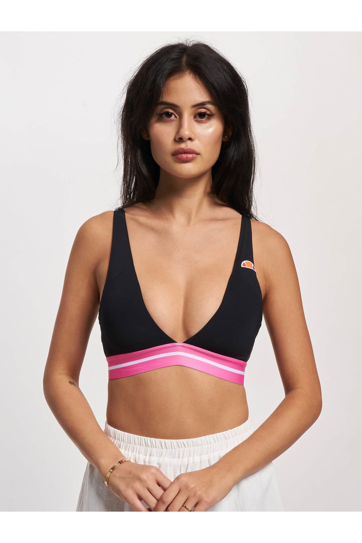 Ellesse Bikini Set Schwarz Colorblock Trendyol