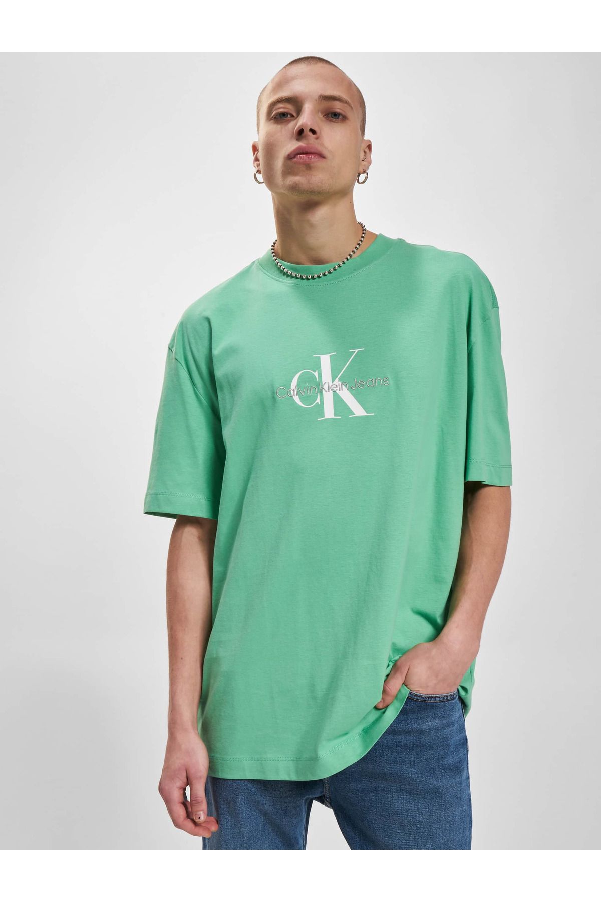 Klein Trendyol Jeans in T-Shirt Herren Calvin Klein - Übergröße Calvin Monologo