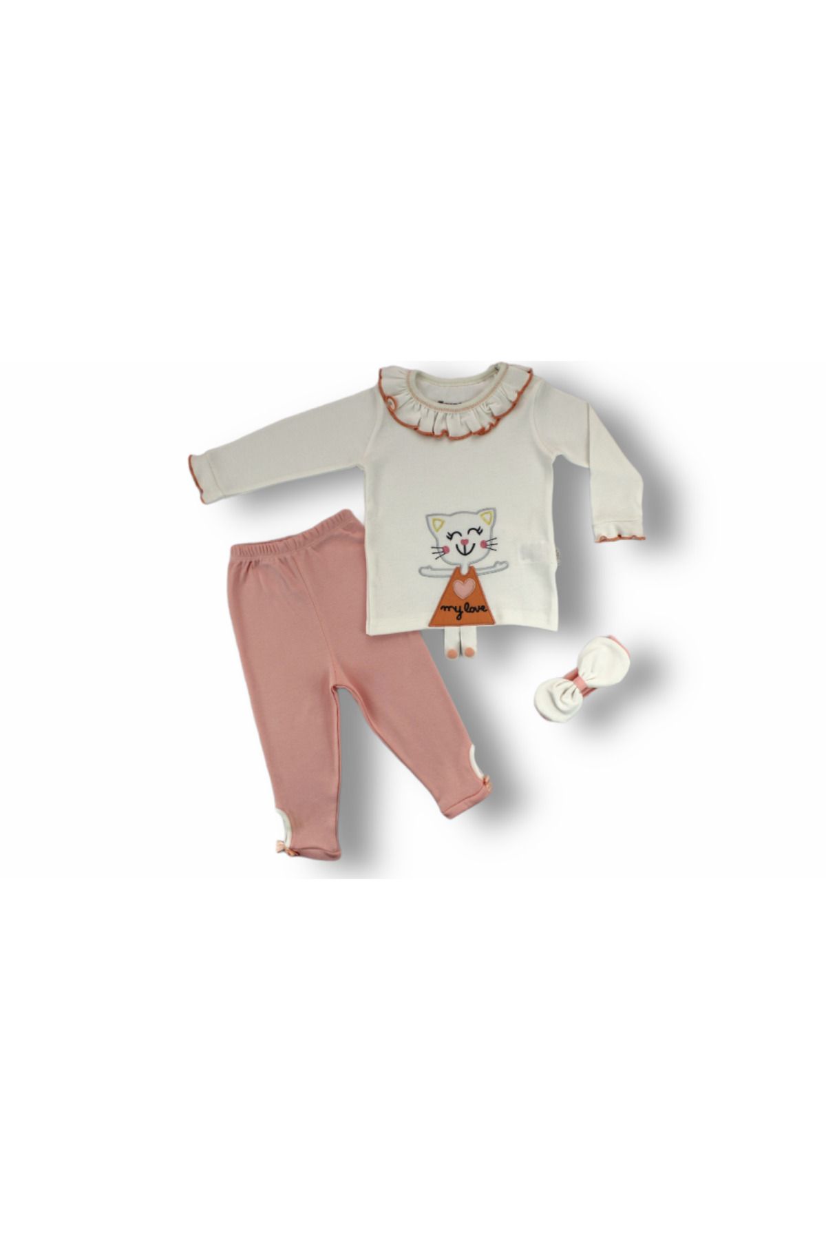Teknolojipro Baby Set Ecru Regular fit Trendyol