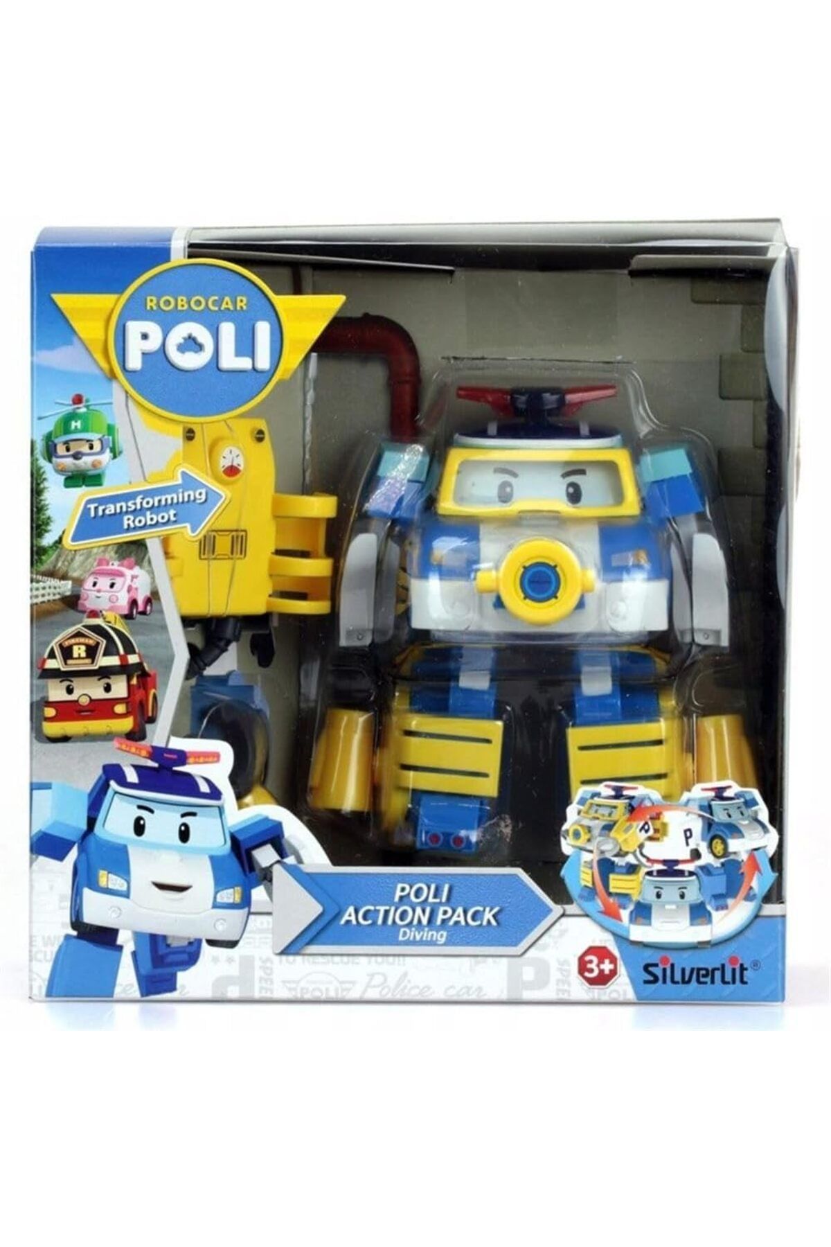 Robocar Poli-Transformers Poly Action Figure with Accessories 4