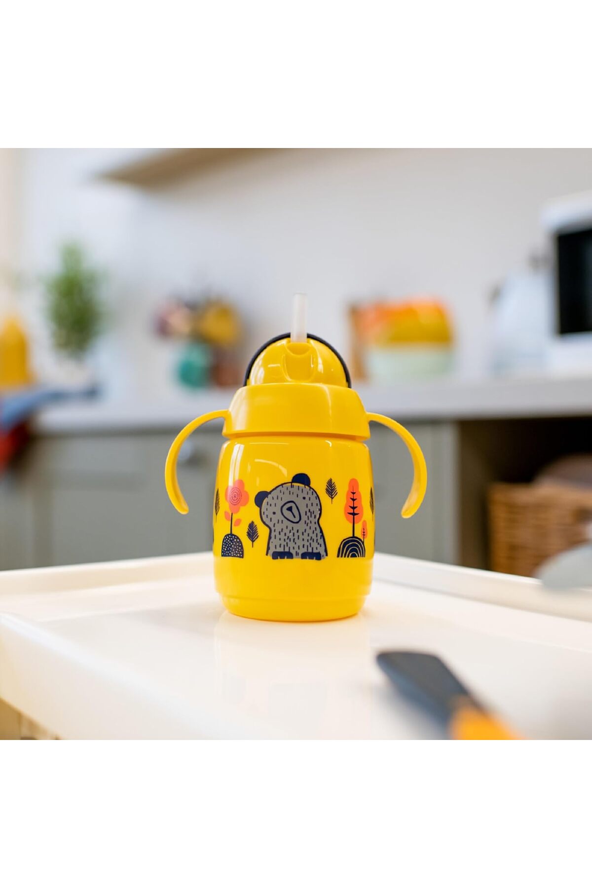 Tommee Tippee Pipetli Alıştırma Bardağı 300 ml - Sarı fotoğrafı 7 (önizleme)