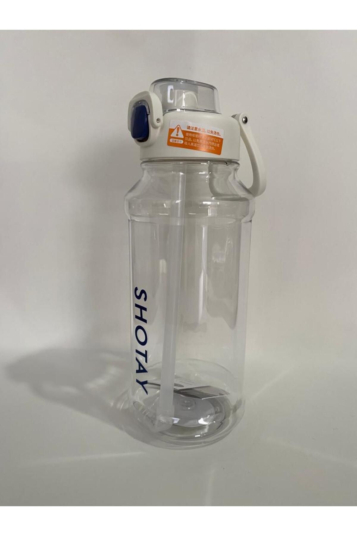 Shotay-ST-6290 Tritan Flask with Straw 1.3 L White 3