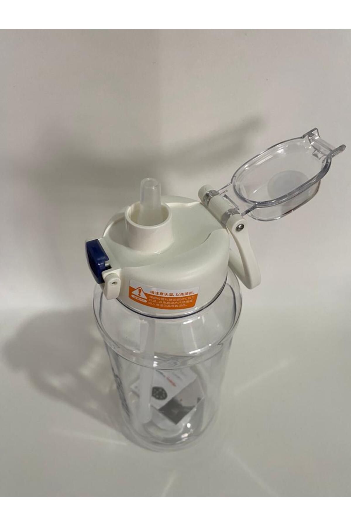 Shotay-ST-6290 Tritan Flask with Straw 1.3 L White 4