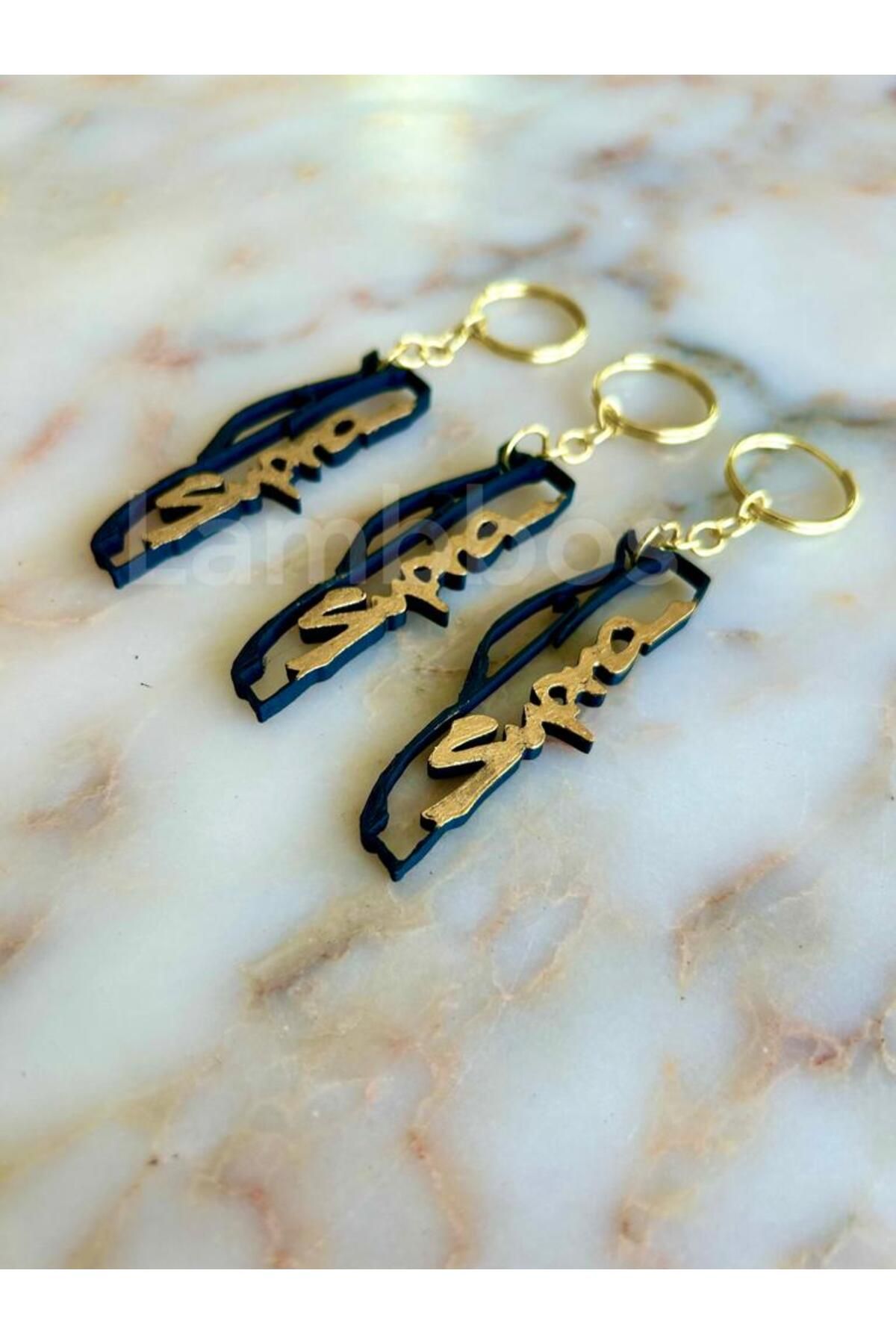 Lambbos Supra Keychain Gold Old Toyota Supra 1pc Trendyol