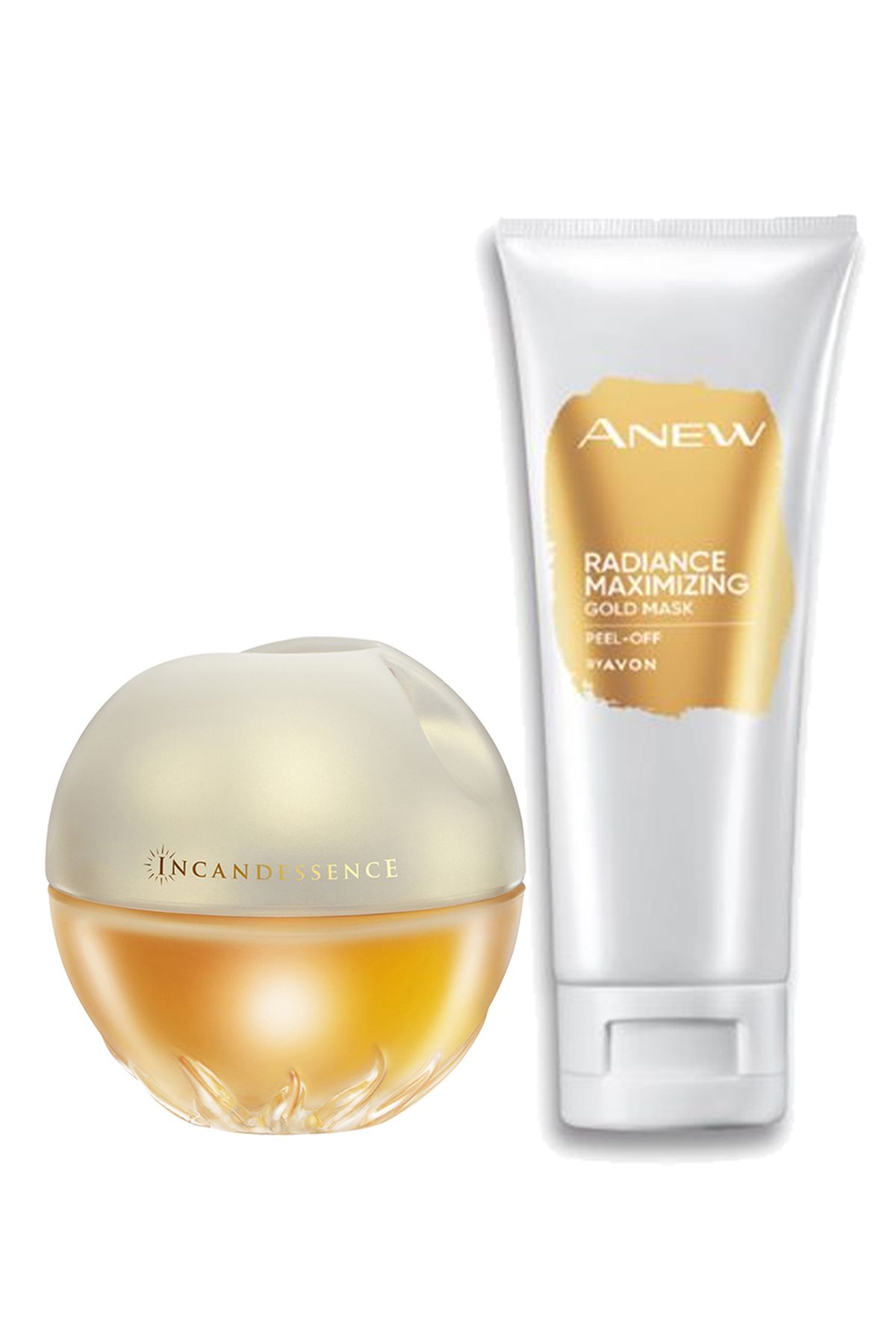 پکیج ماسک صورت عطر زنانه Incandessence و Anew Radiance Maximizing Face Mask Avon
