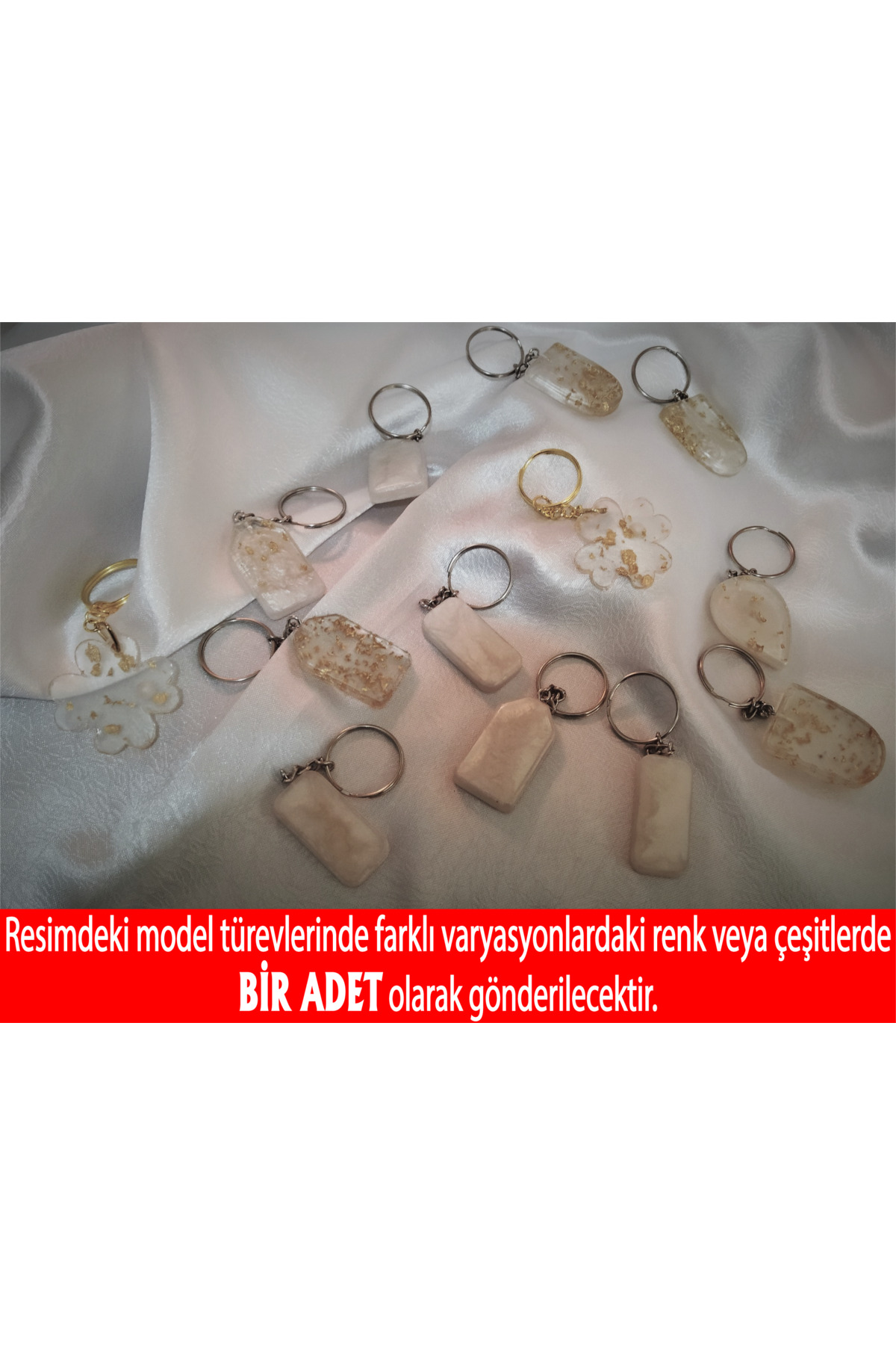 Gift Epoxy Keychain 1 Piece (Figure-Modelis Random)