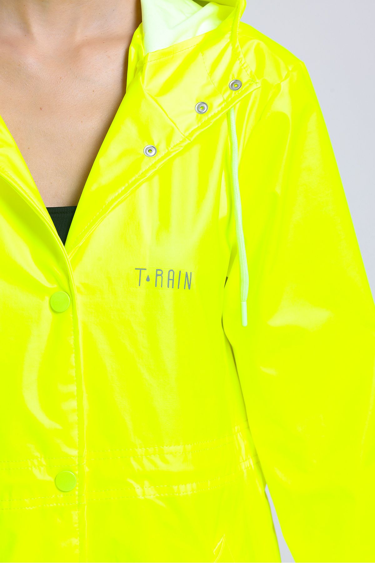 Vetements neon raincoat on sale