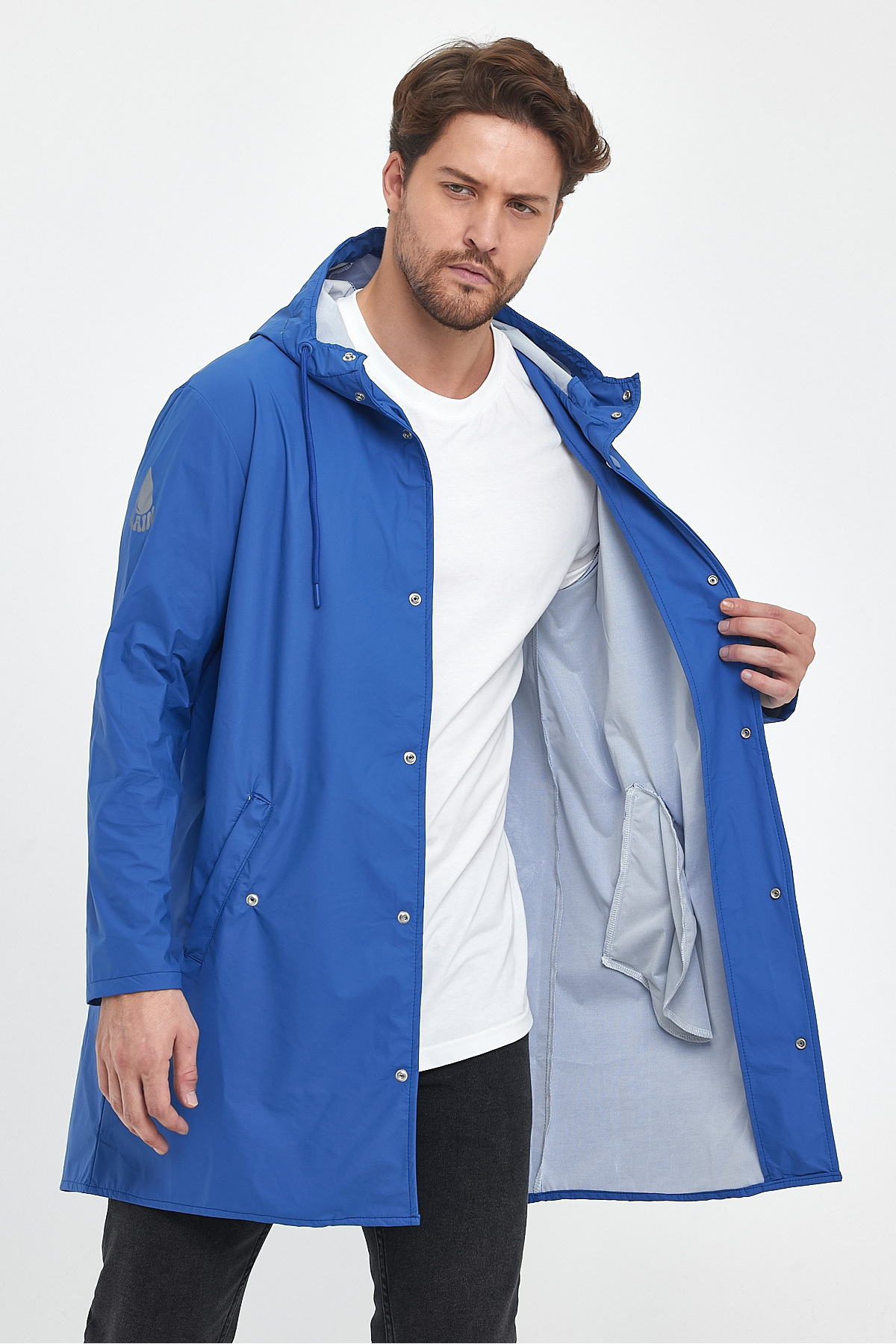 T Rain-Ανδρικό αδιάβροχο Stay Dry Blue 3