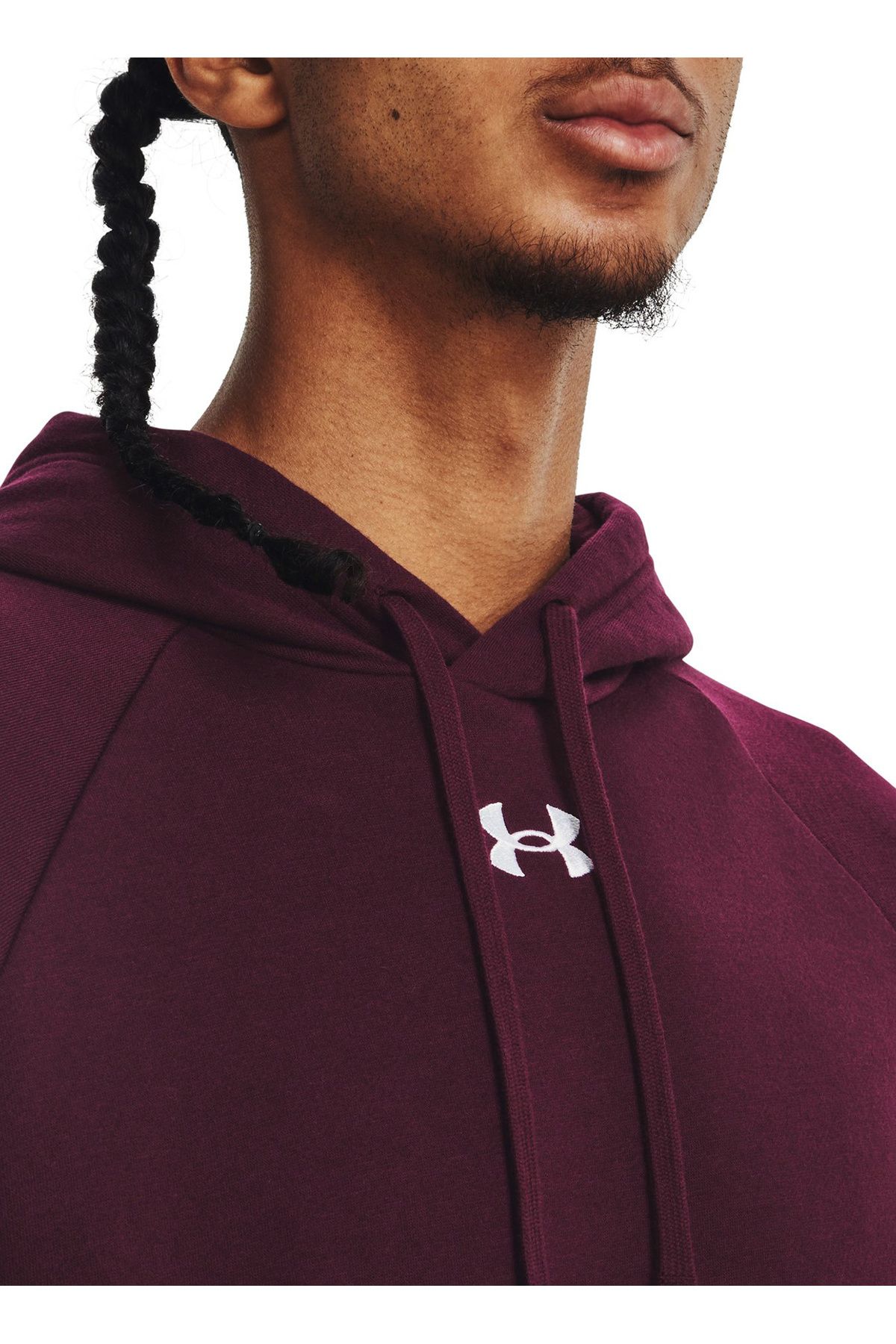 Maroon under armour jacket deals