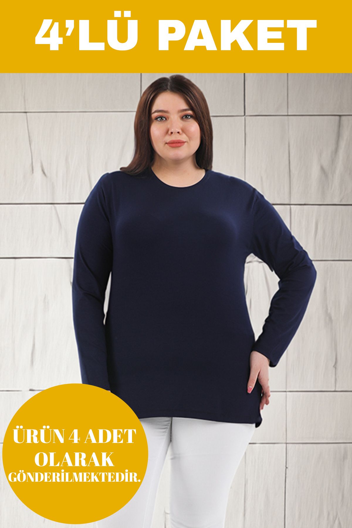 38 OtuzSekiz Badi Din Bumbac Pieptănat Tricotat, Confortabil, Elegant, De Sezon, 5 Piese - Plătiți 4, Plătiți 3, Plătiți 2, Cumpărați 4 Femeie - XL