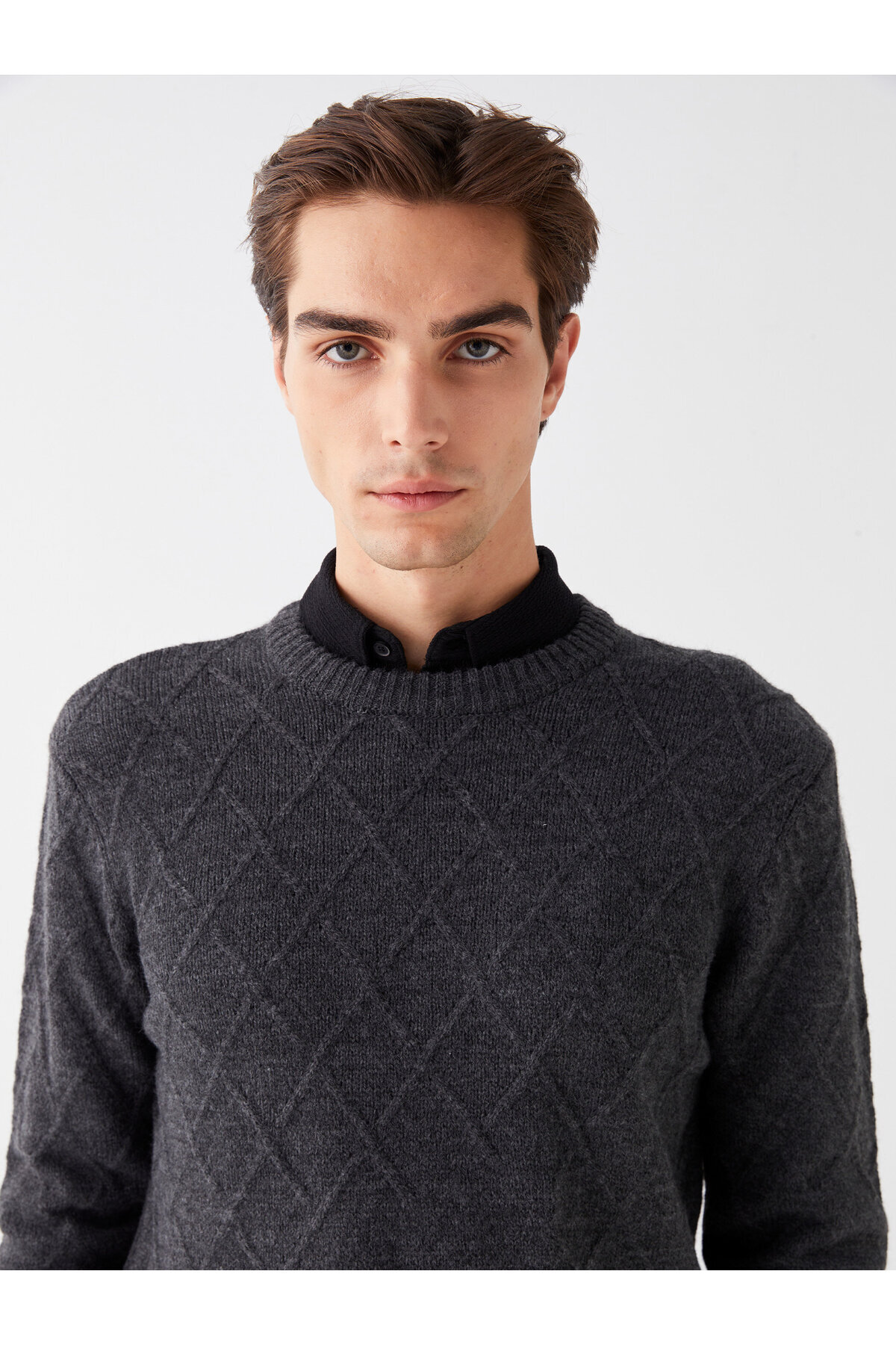 LC Waikiki-Men's Knitwear Sweater - Long Sleeve, Crew Neck 5