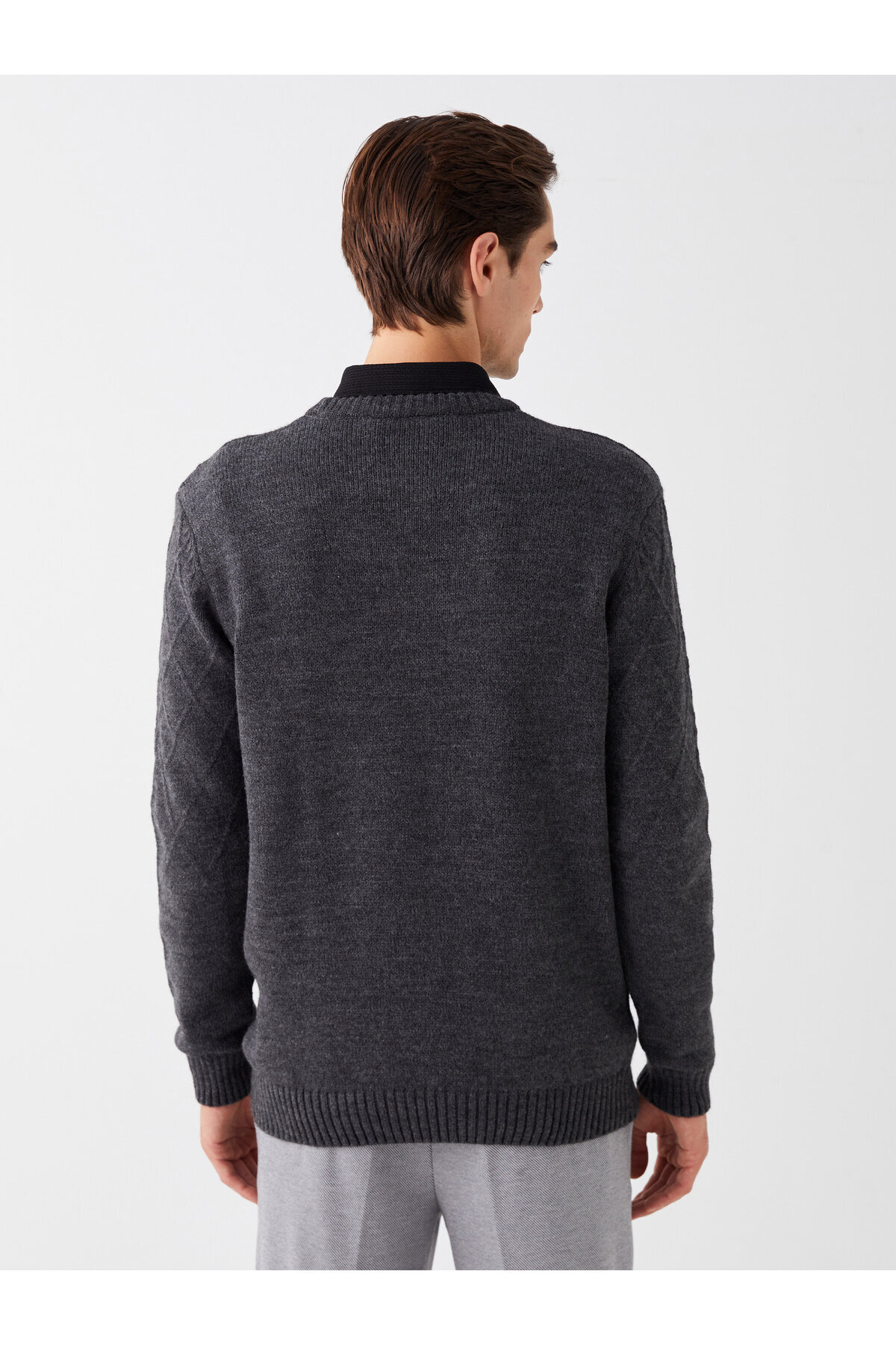 LC Waikiki-Men's Knitwear Sweater - Long Sleeve, Crew Neck 7
