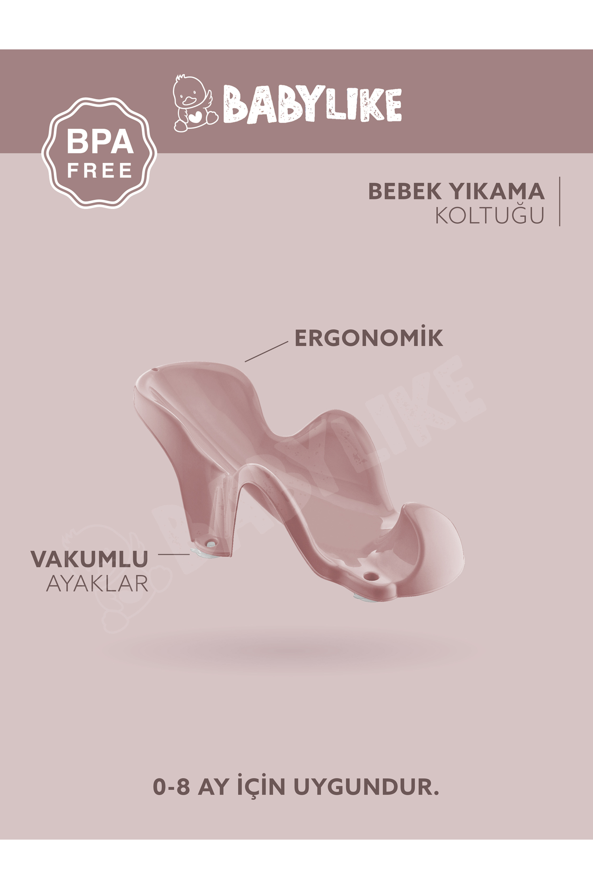 Babylike 5'li Bebek Seti- Küvet&lazımlık/yıkama Koltuğu&kova&maşrapa fotoğrafı 4 (önizleme)