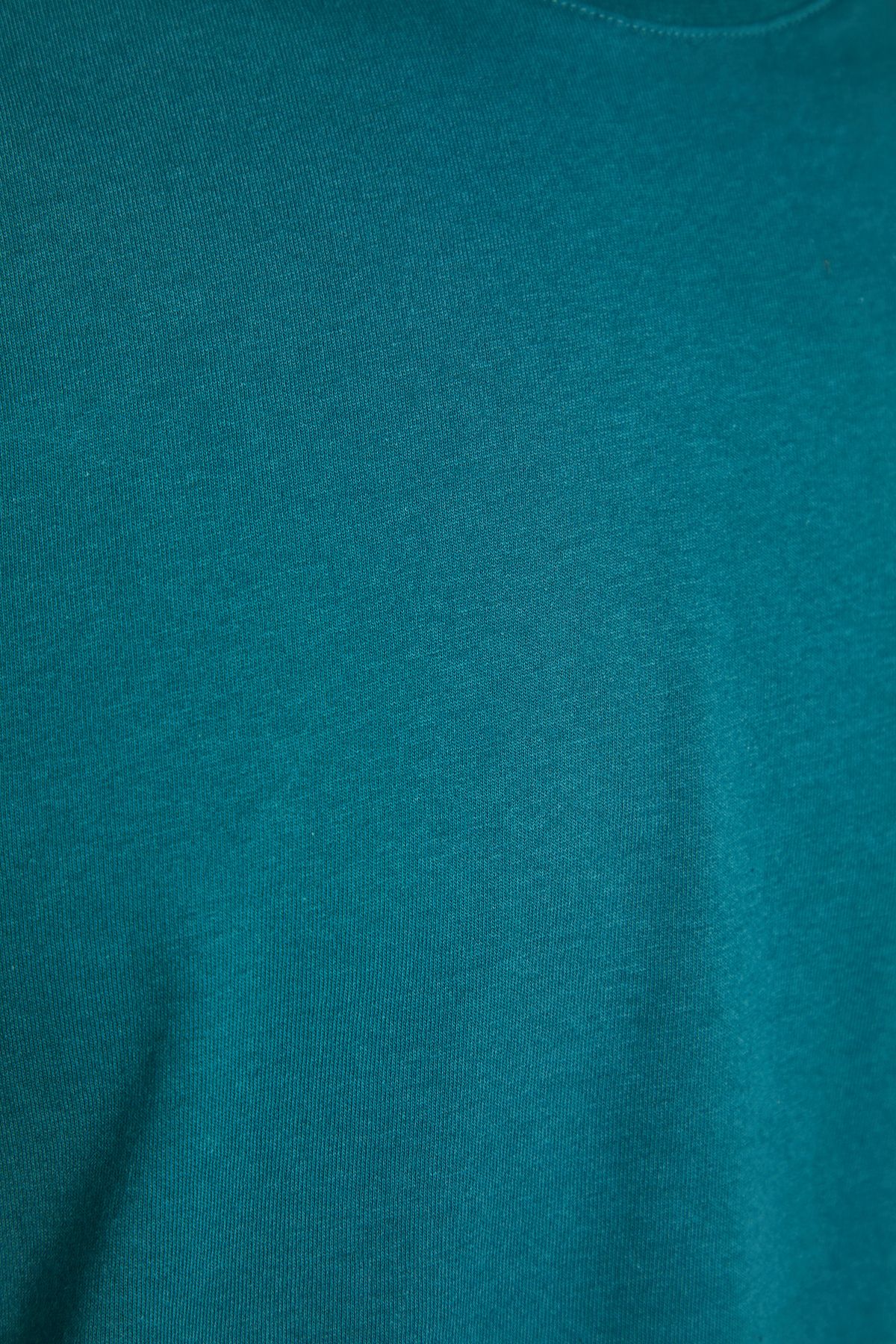 Trendyol Collection-Petrol-Ecru 2er-Pack Langarm-T-Shirts aus 100 % Baumwolle mit normaler Passform TMNAW24TS00001 5