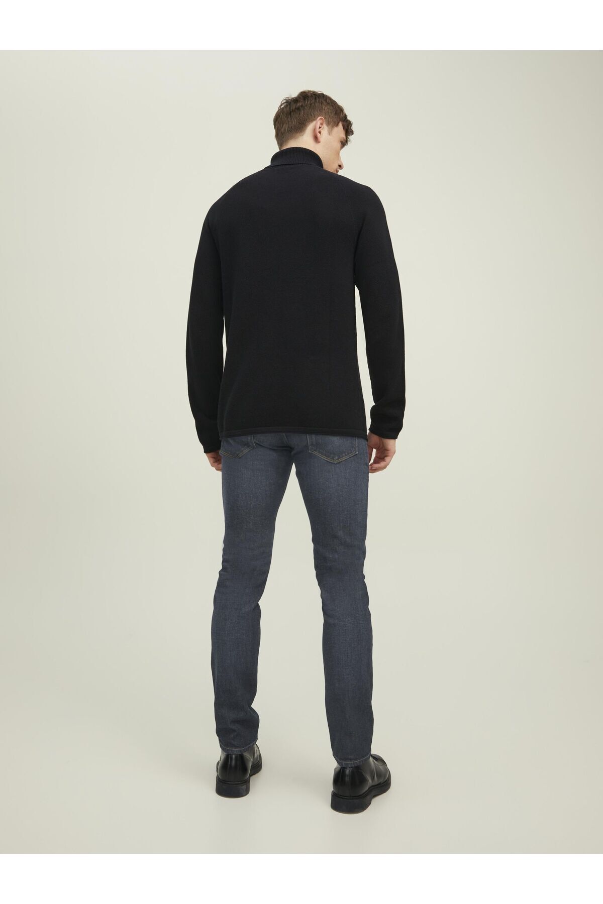 پلیور جک اند جونز مردانه اکریلیک مشکی  راسته Regular/رگولار    بیسیک کژوال/روزمره | Jack & Jones 12210931 TR - تصویر 3