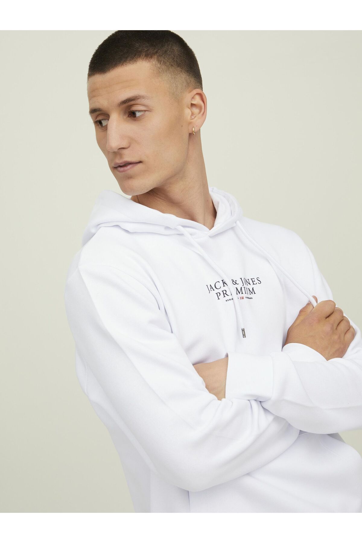 Jack & Jones Premium-Kapşonlu Kanguru Cep 7