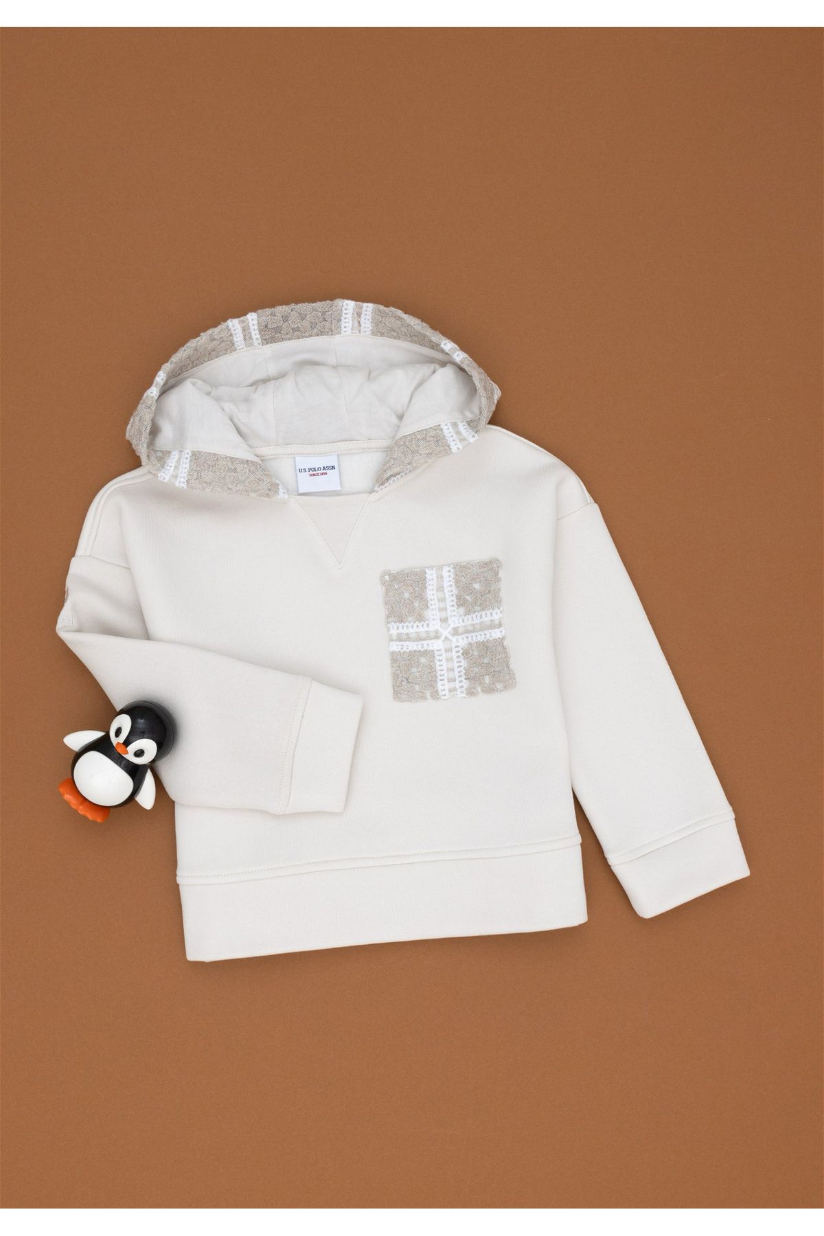 BASE. پولو اسن. سویشرت سنگی دخترانه U.S. Polo Assn.