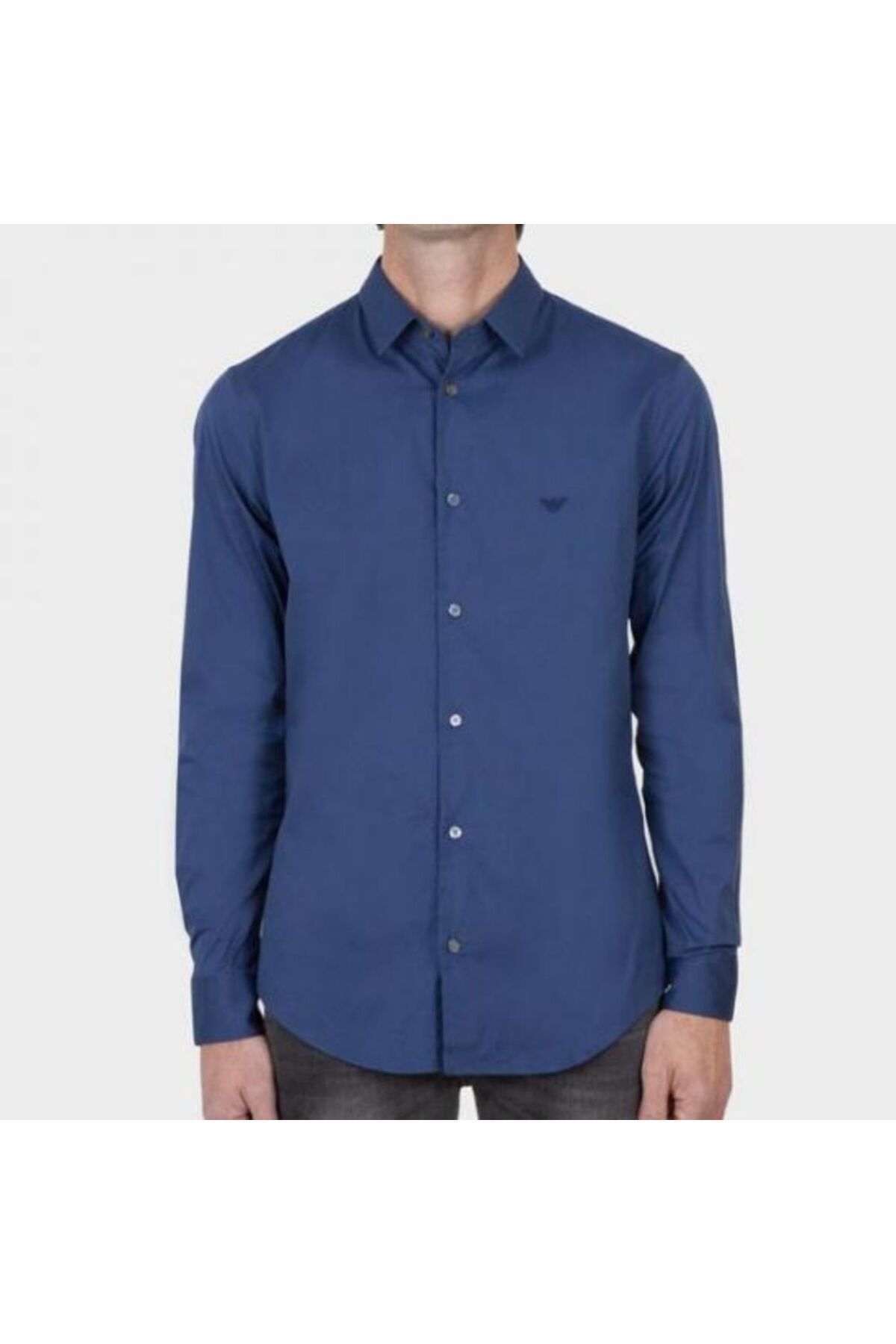 Navy armani on sale shirt