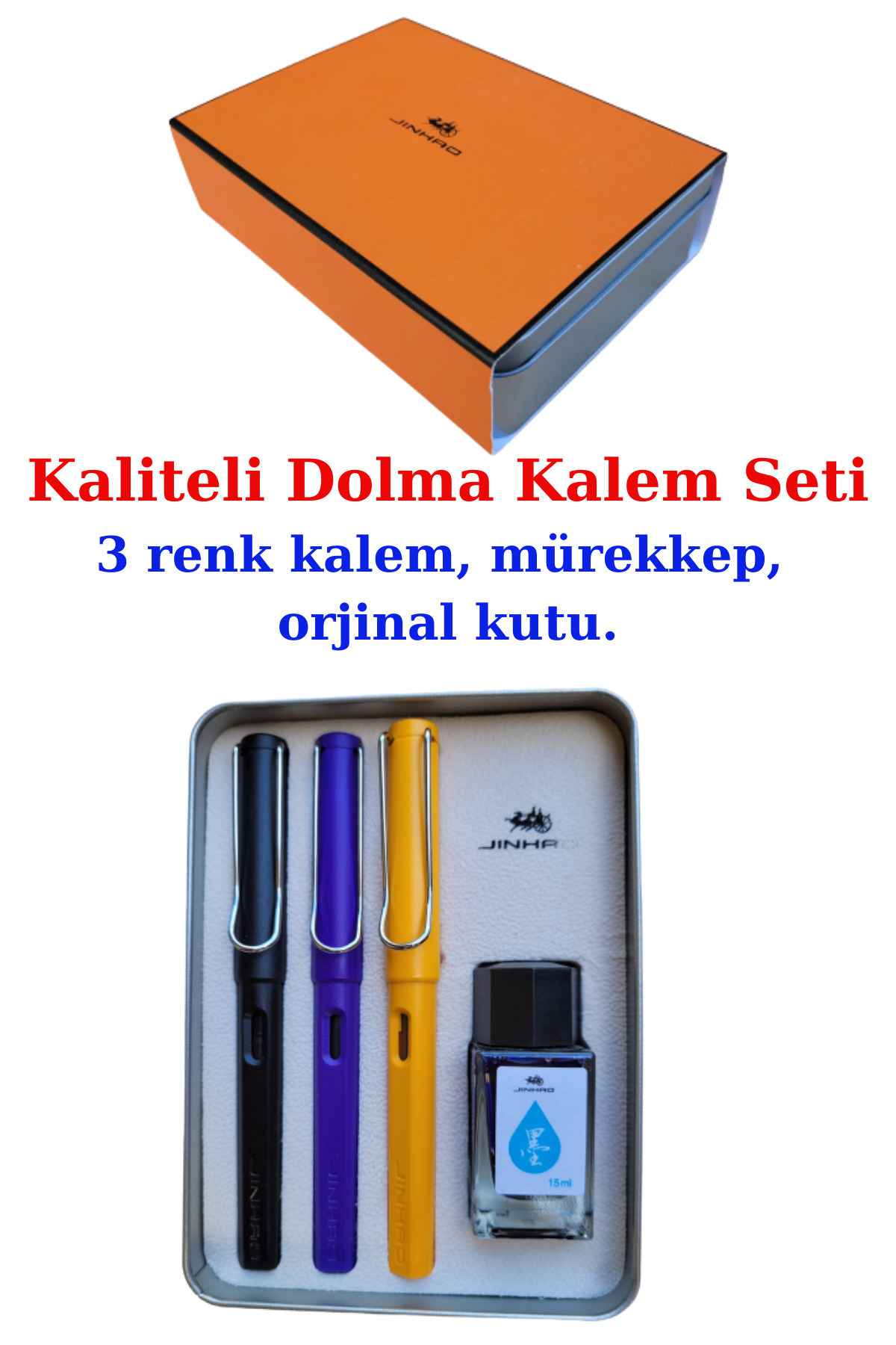 Dolma Kalem Seti, Öğretmenler Günü Hediyesi Kalem Set, İmza Kalemi, Hediyelik kalem