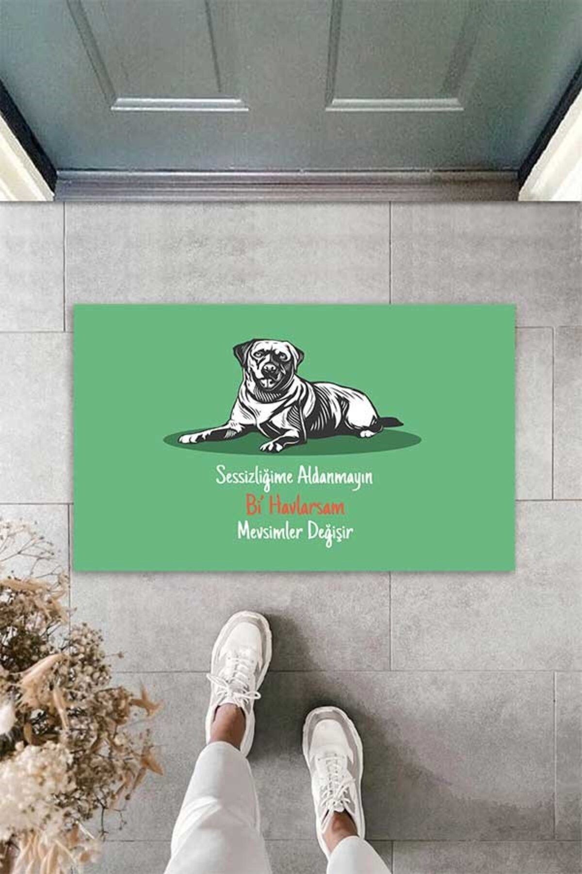 on the clouds-Digital Printed Don't Mess With My Silence My Bi Towels Change Seasons Decorative Door Mat 4