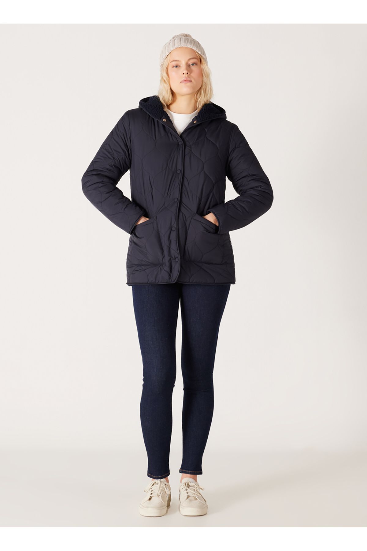 WRANGLER-Sötétkék női kabát W232275410-tengerkék 4